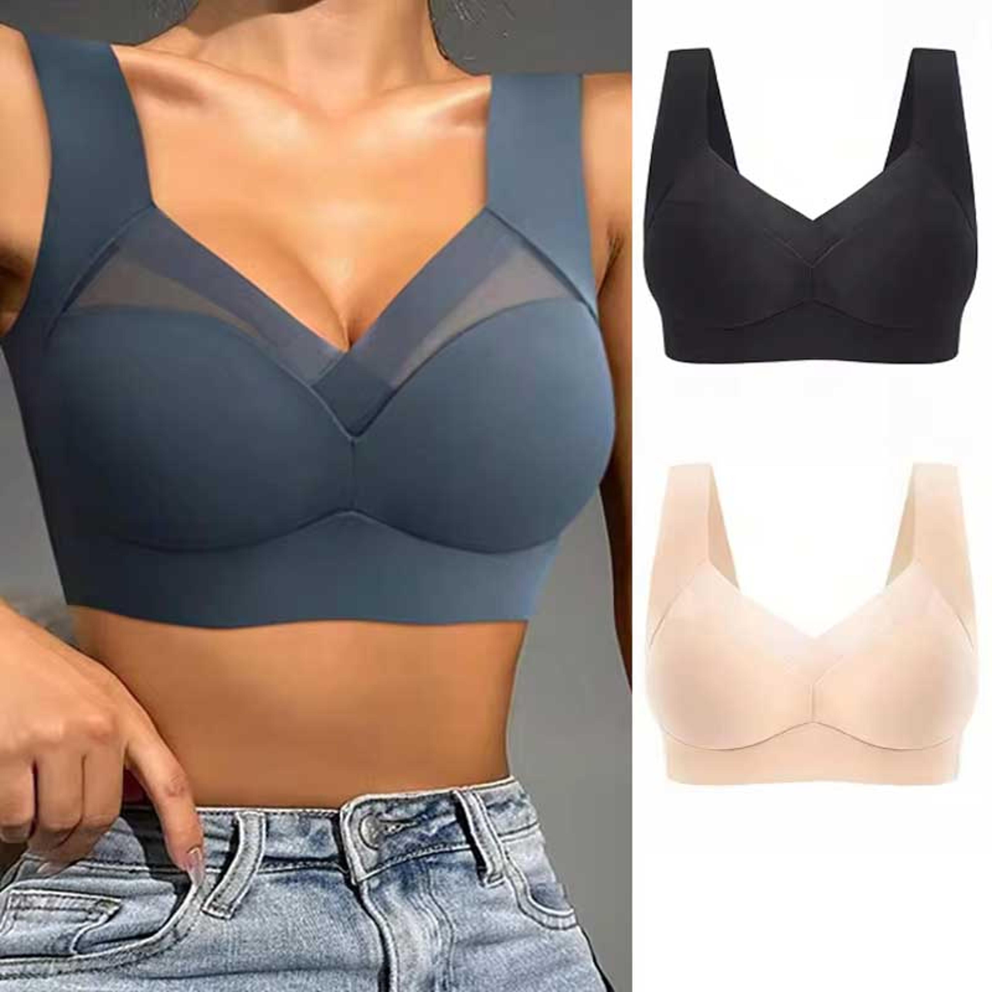 Women Lace Sport Bras Seamless Bra Bralette Backless ShockProof Wireless Top Lady Brassiere Vest Fo 0