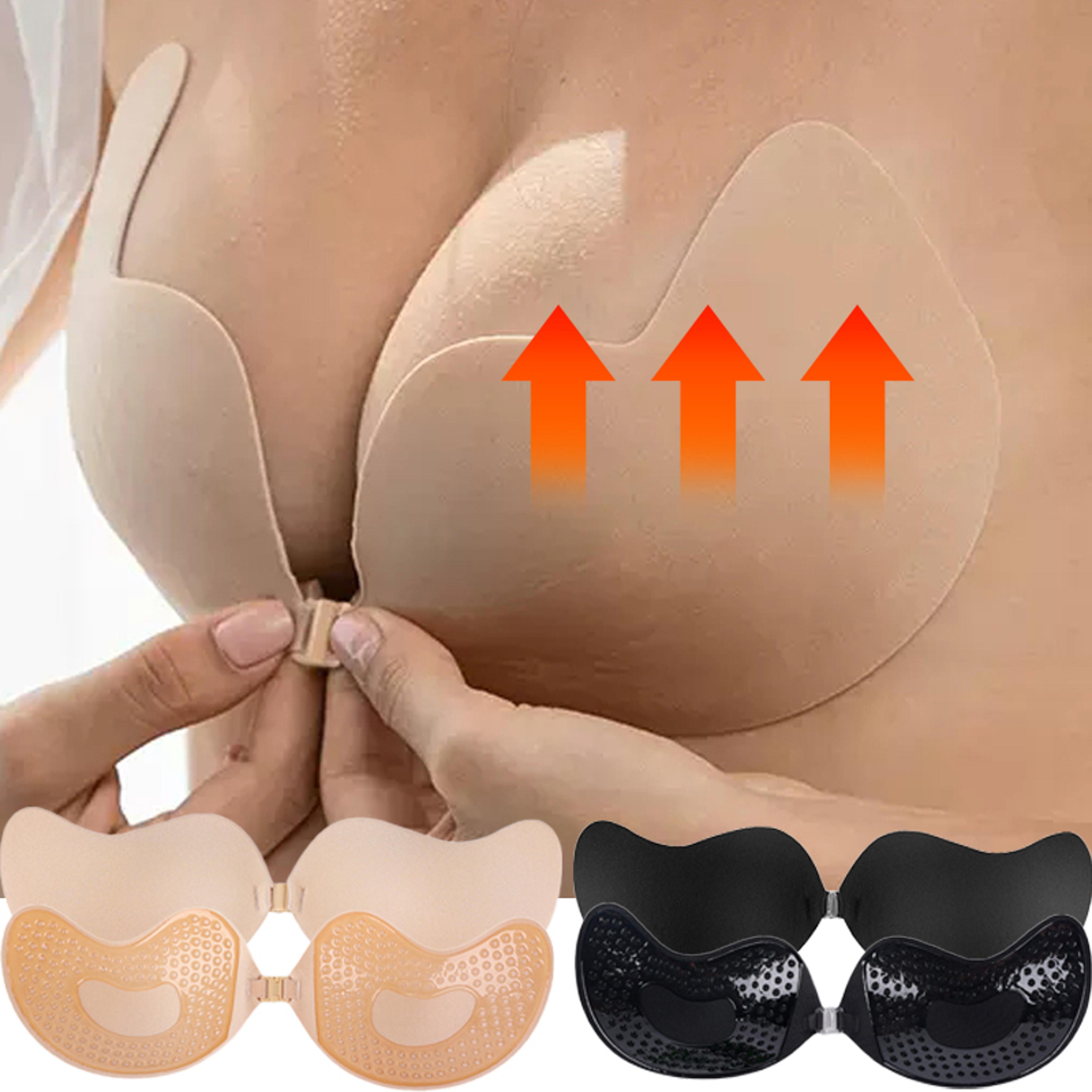 Invisible Push Up Bra For Women Backless Strapless Bra Seamless Front Closure Bralette Underwear Si 0