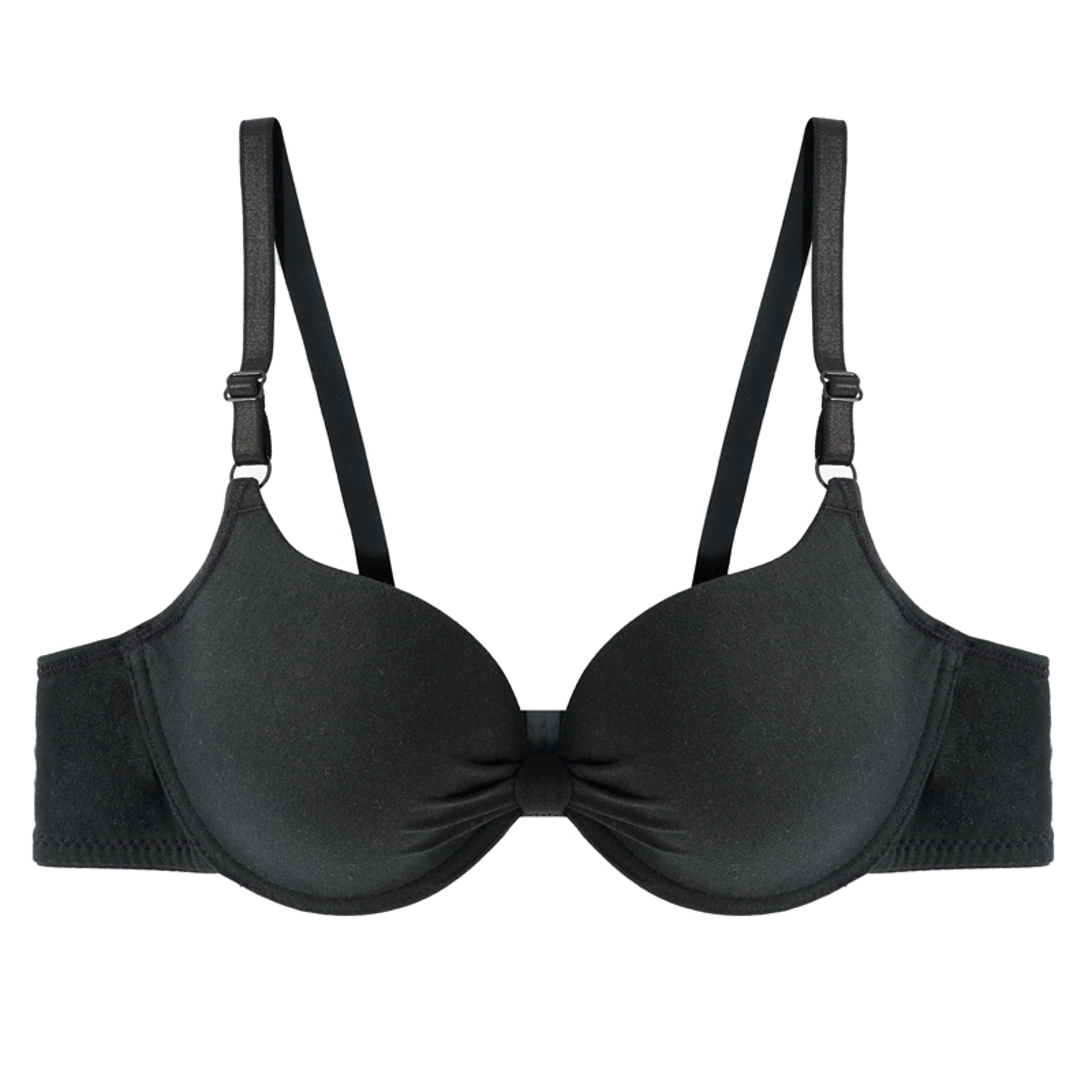 Push Up Bra For Small Breasts Deep Underwire Backless Intimate Bra Solid Padded Womens Bra For Gath 8