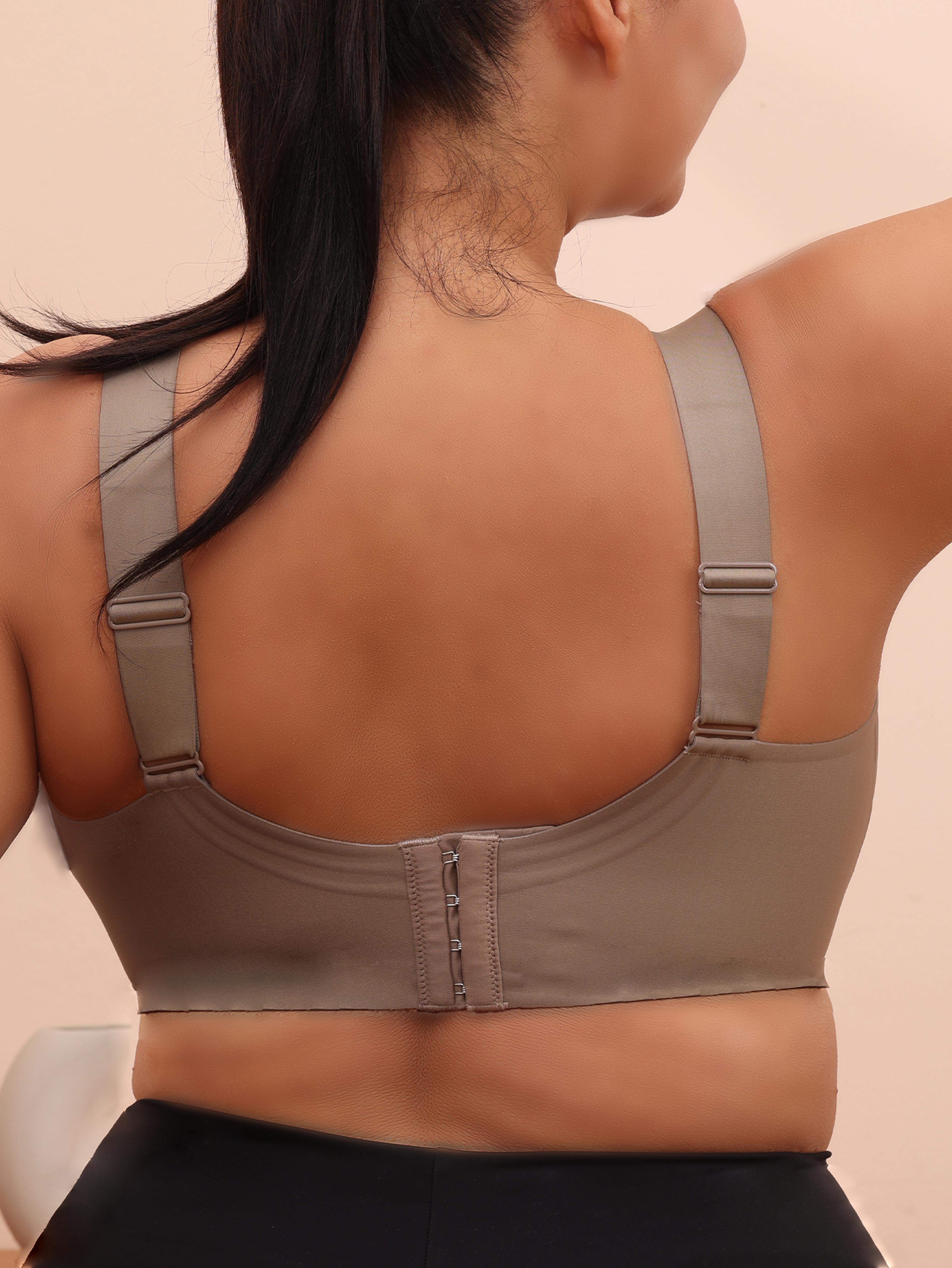 Big Breasted Sleeping Bra For Women Without Steel Rim AntiSagging Plus Size Yoga Exercise Vest Comf 3