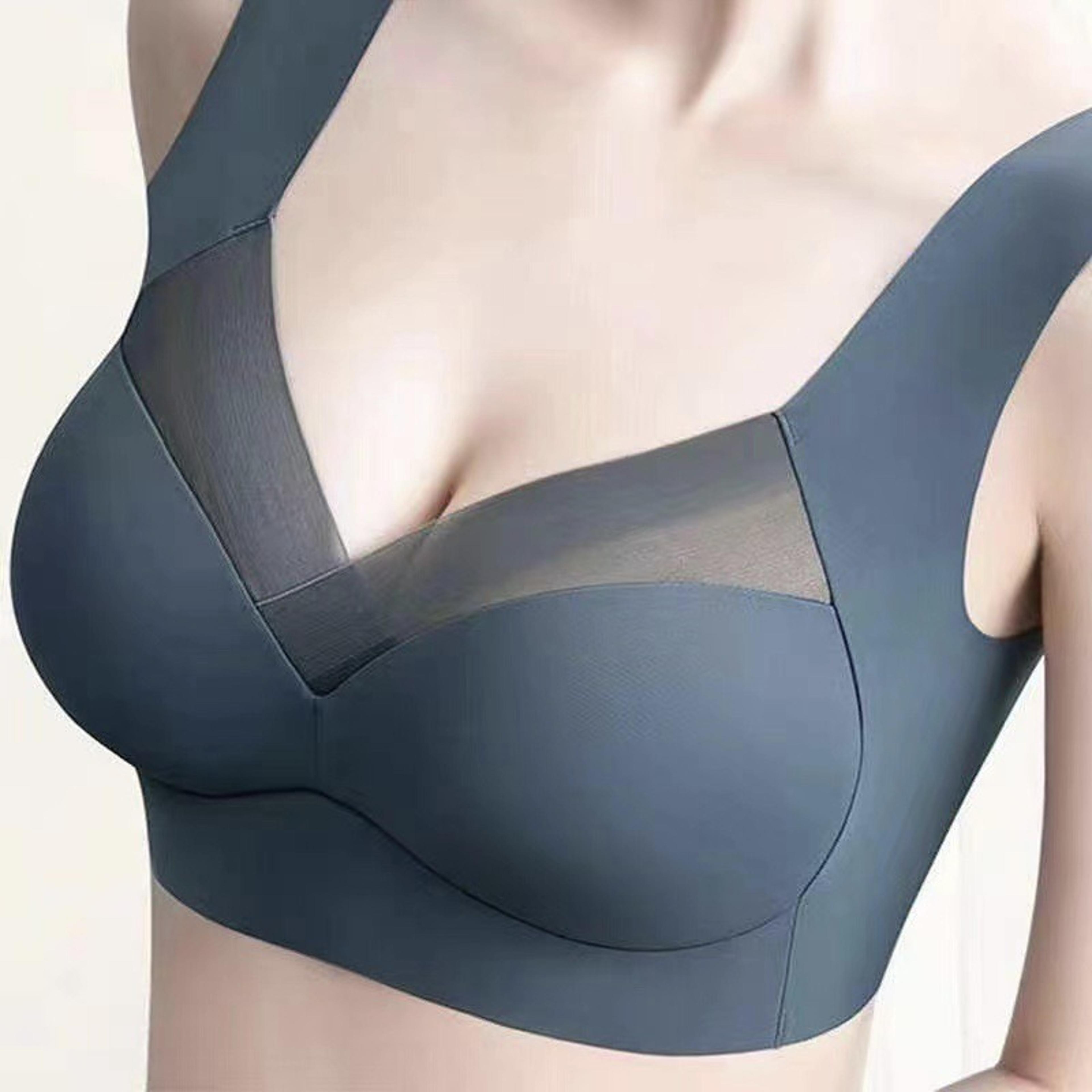 woman top bra, sexy push up bra, seamless ice silk underwear, unwired ring sleep lingerie, fitness sports bralette