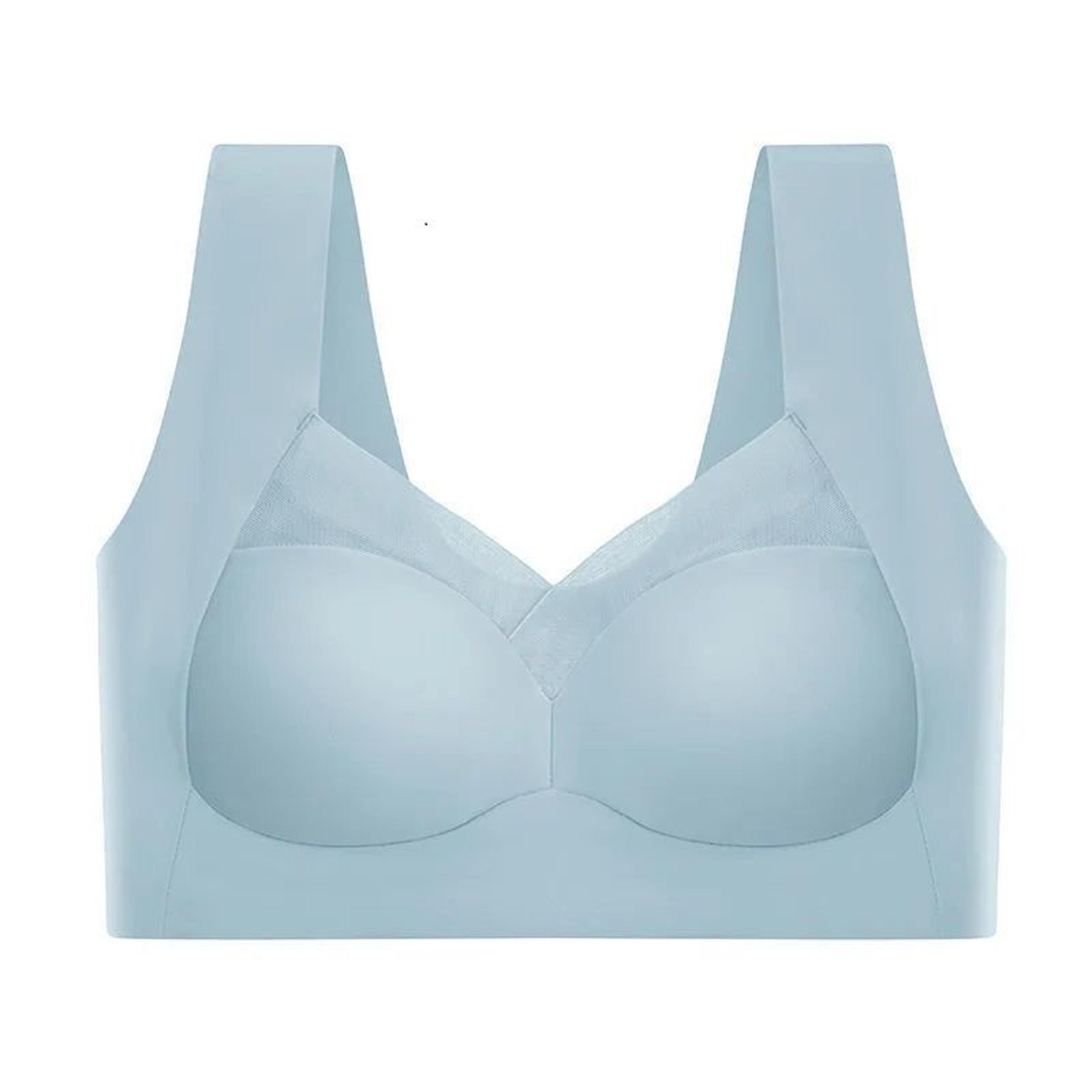 Woman Top Bra Sexy Push Up Bra Seamless Ice Silk Underwear Unwired Ring Sleep Lingerie Fitness Spor 7