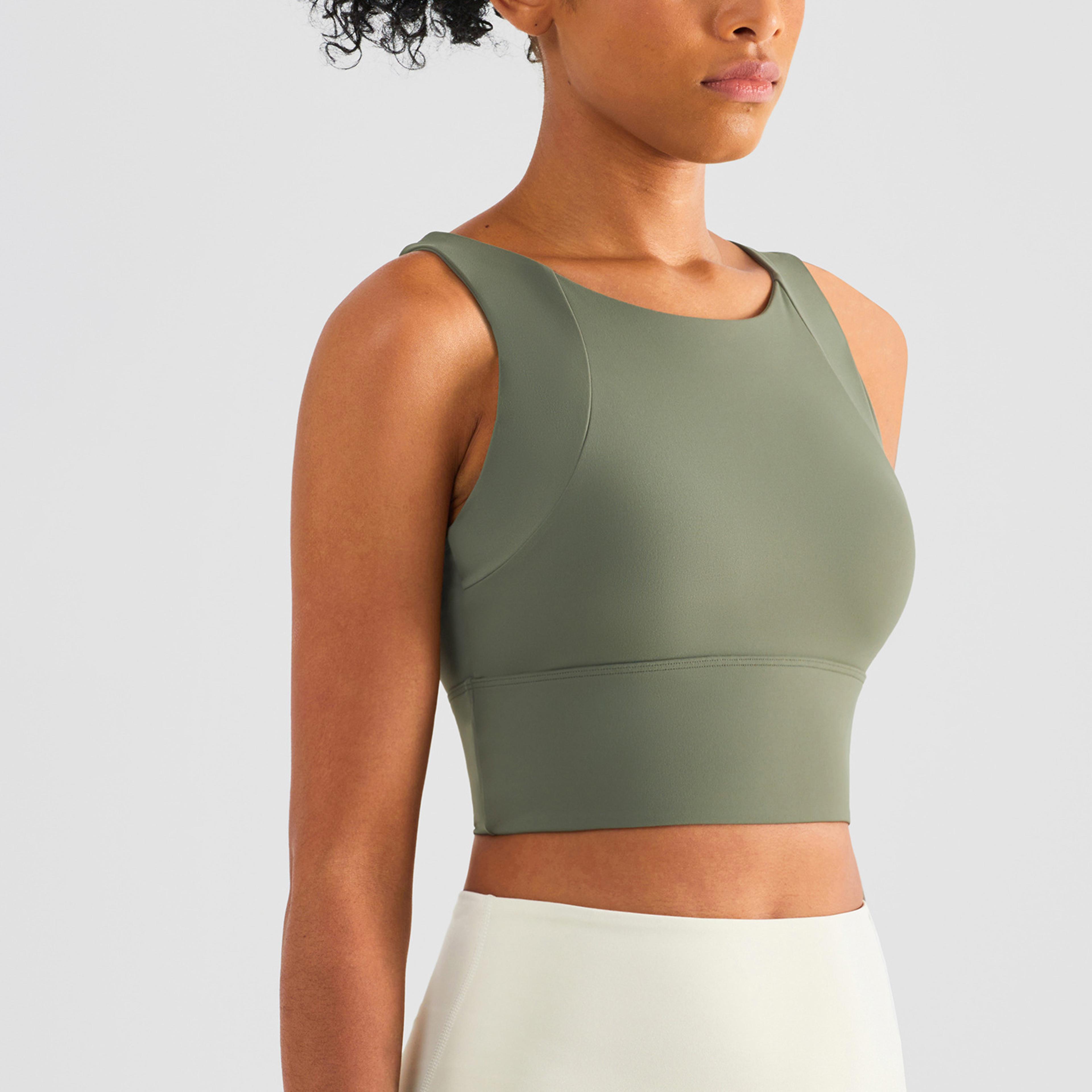 Sexy Womens Sports Bra Top Tight Elastic Gym Yoga Bra Crop Top Yoga Clothes Stretch Women Sports Un 2