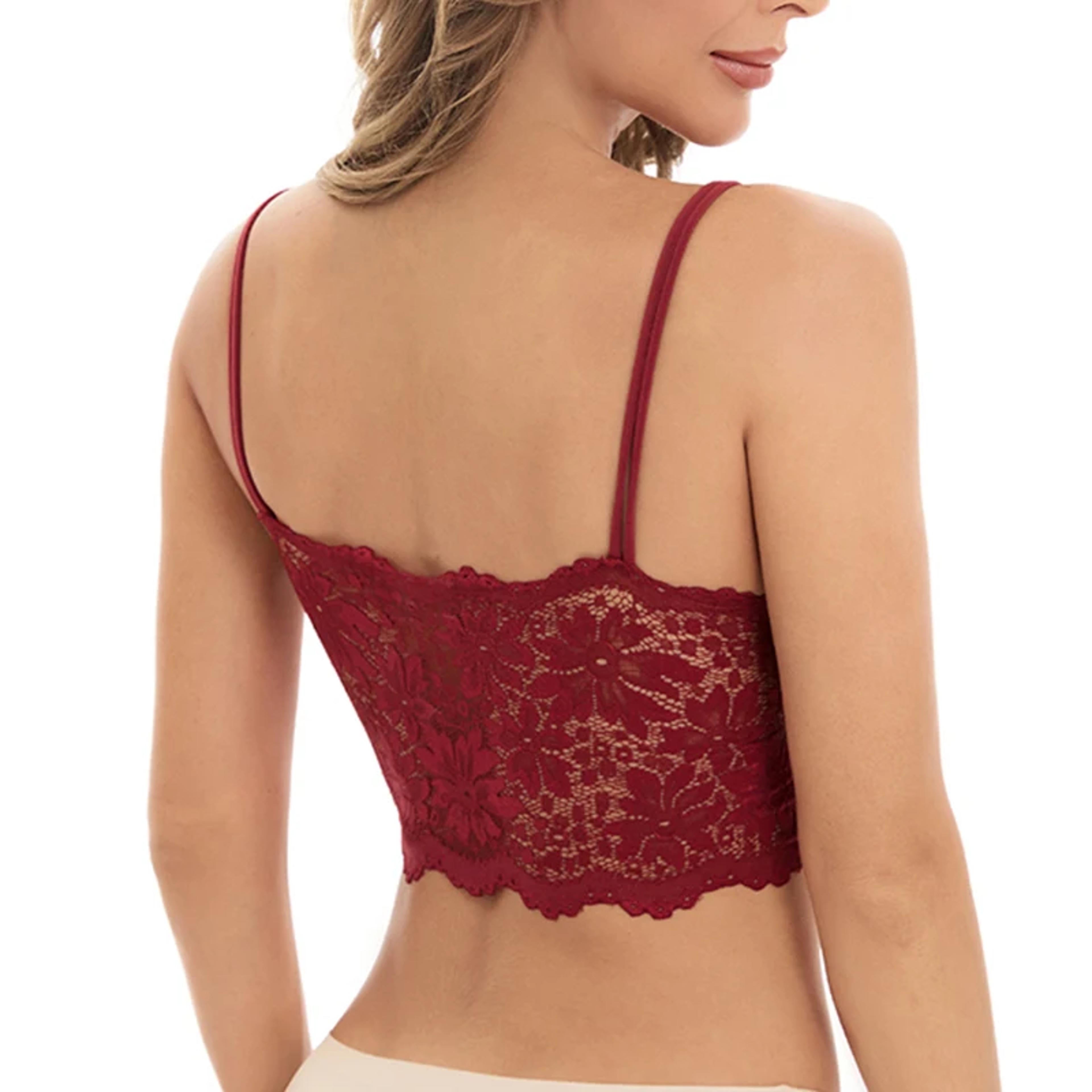 New Women Lace Bras Top Comfortable Bralette Solid Color Sexy Underwear Vest Female Hollow Out Wire