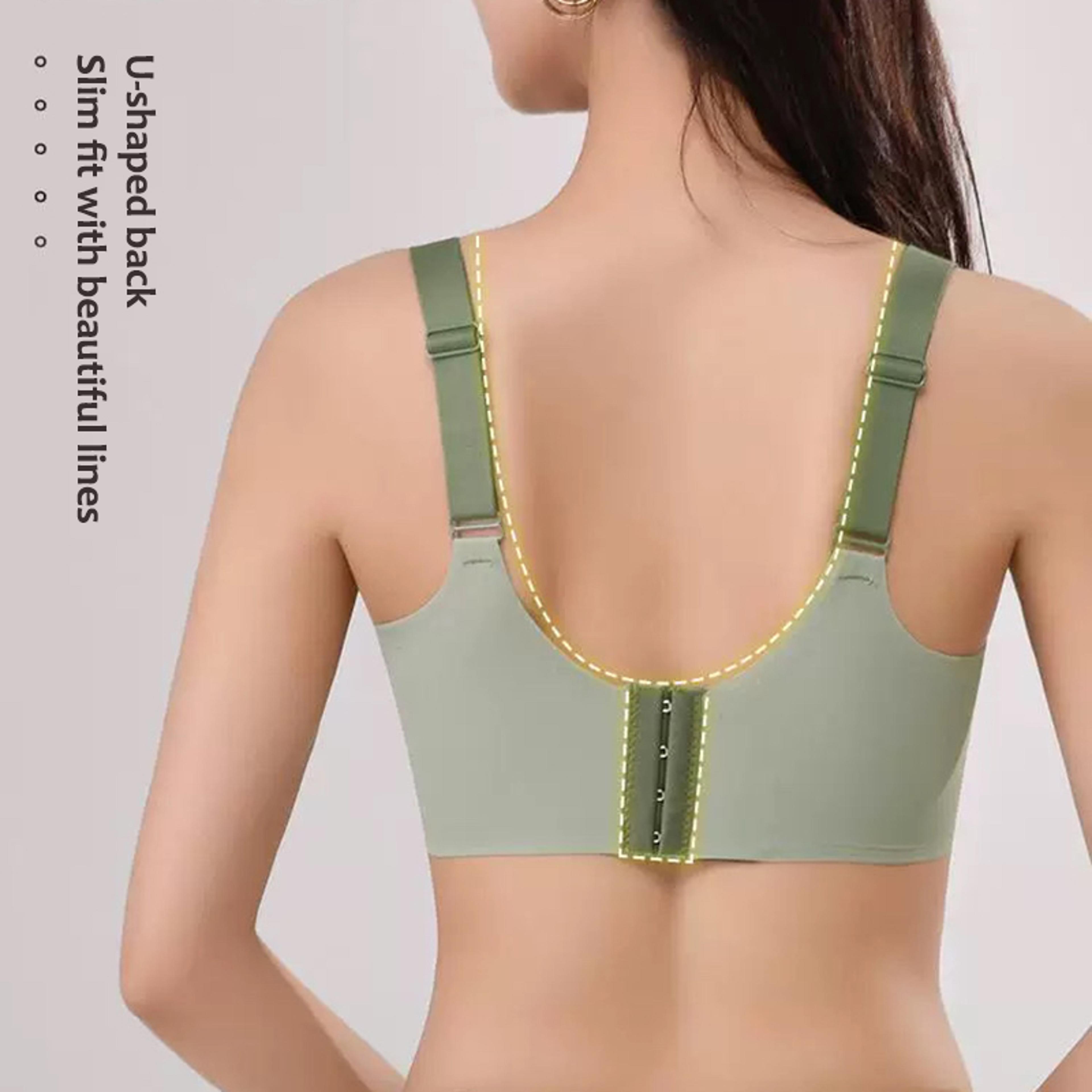 Super Gather Push Up Bras For Women Seamless Underwear Full Cup LiftUp Wireless Bras Soft Support S