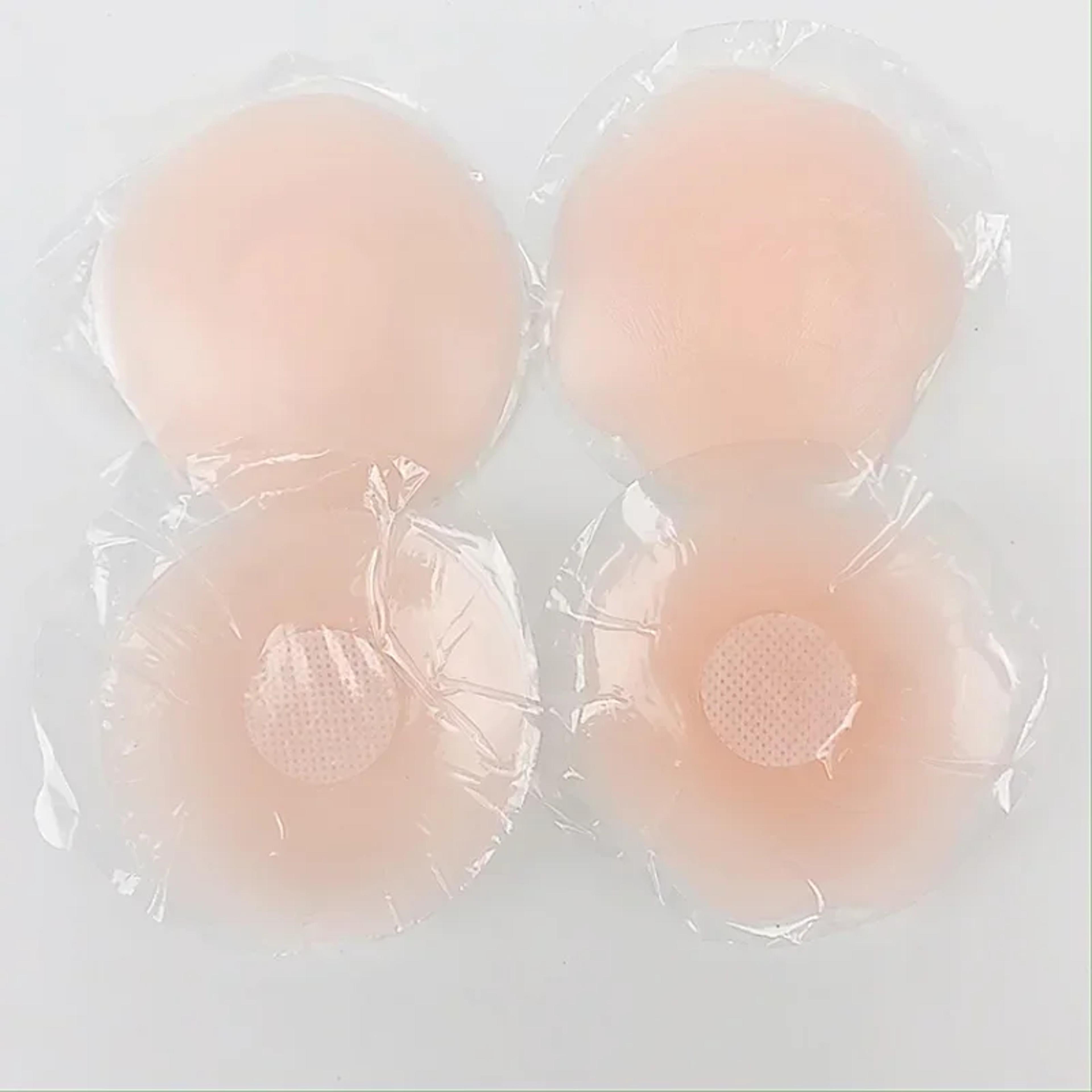 1pair Silicone Invisible Lift Up Bra Sticker Adhesive Bra Chest Petals Reusable Strapless Waterproo 3