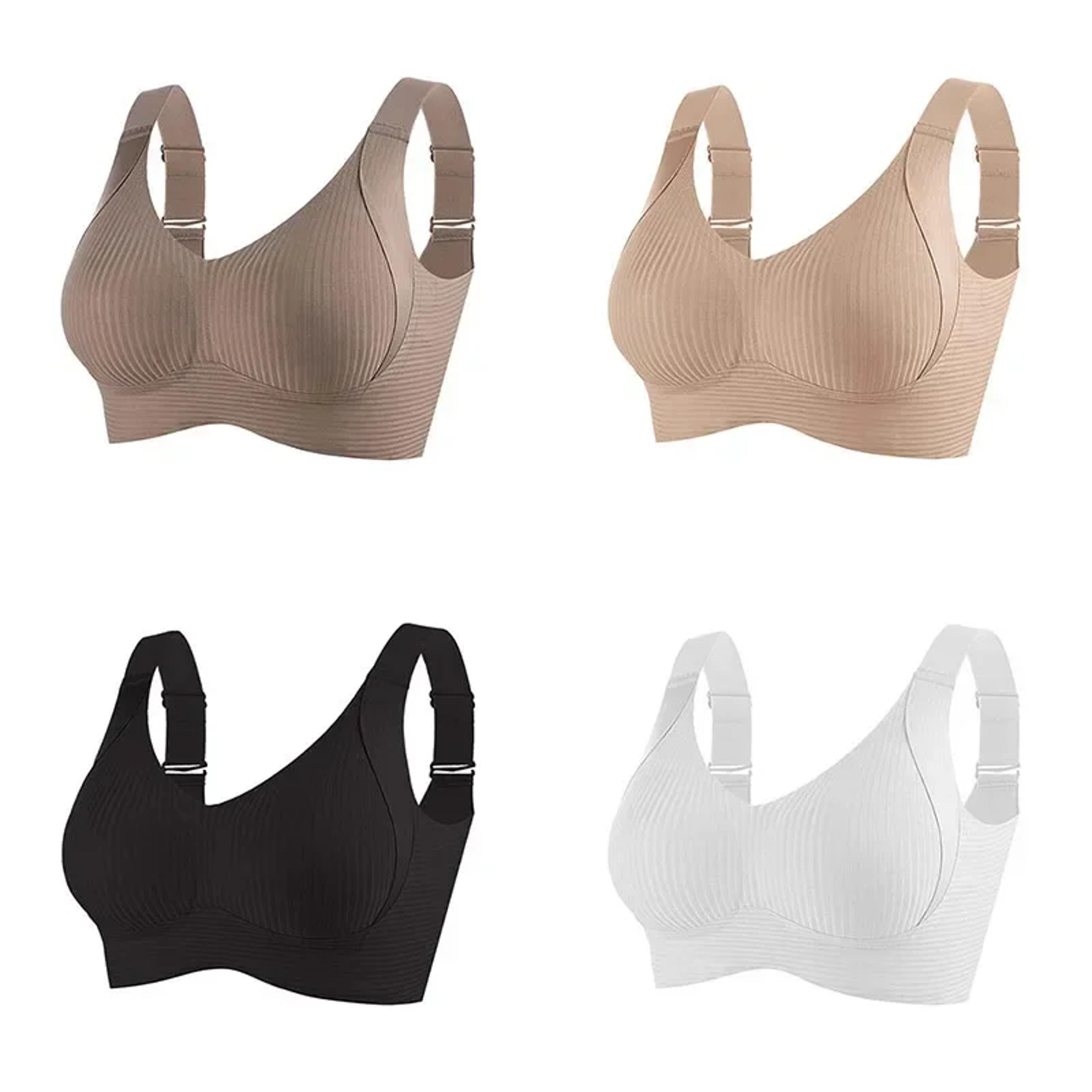 Seamless Push Up Bra For Women Wireless Bralette Soft Comfortable Lingerie For Small  Large Busts B 0