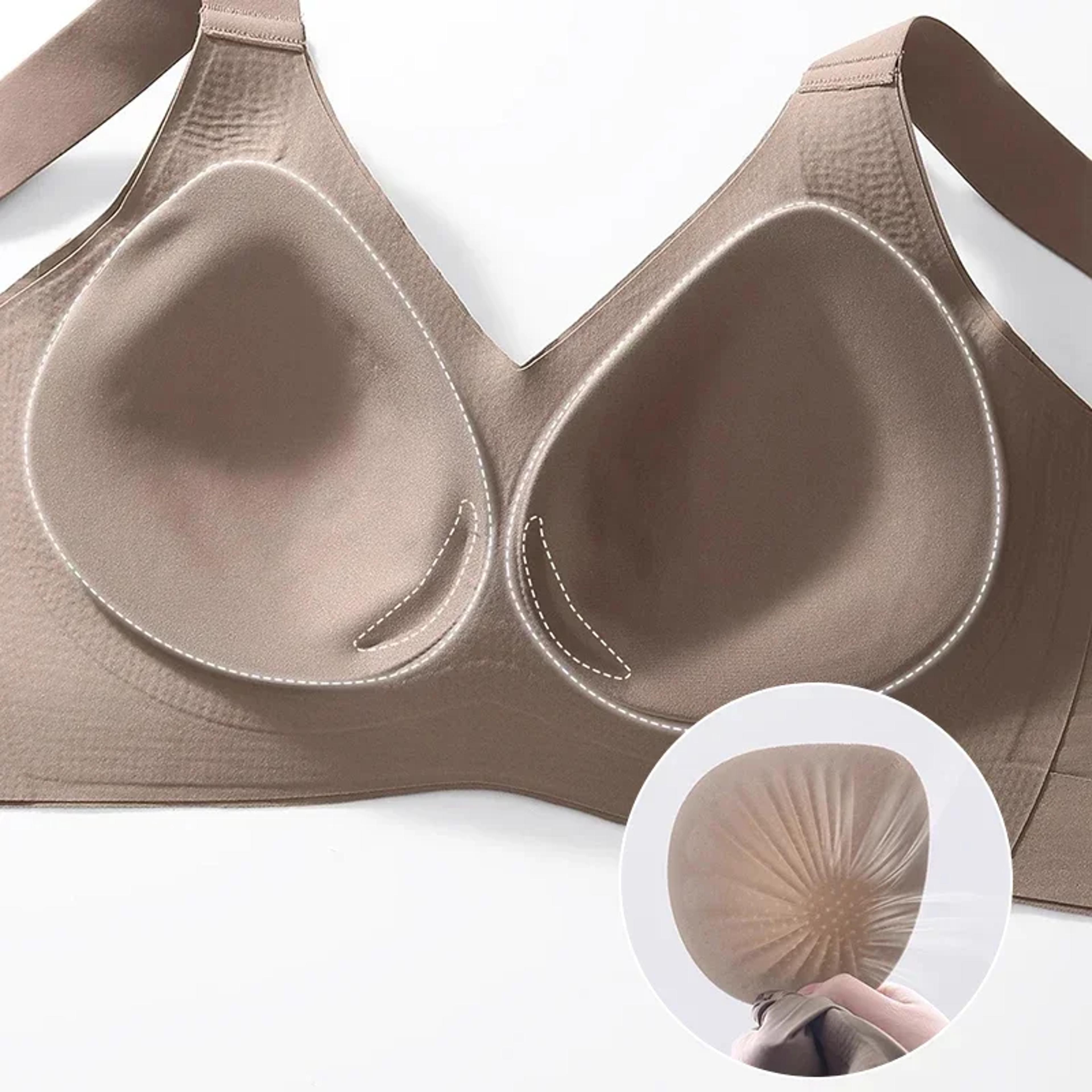 Seamless Push Up Bra For Women Wireless Bralette Soft Comfortable Lingerie For Small  Large Busts B 3