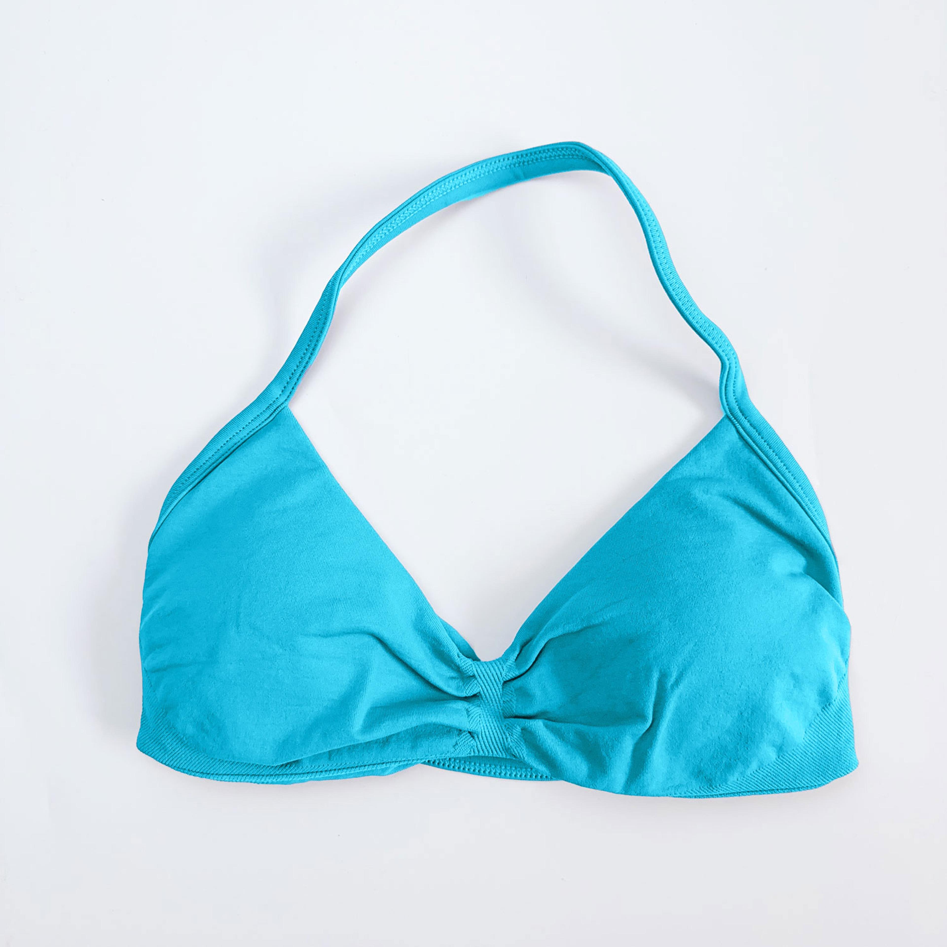 Strappy Bra Gym Top Women High Support Thin Strap Sports Bra Seamless Halter Yoga Workout Underwear 33