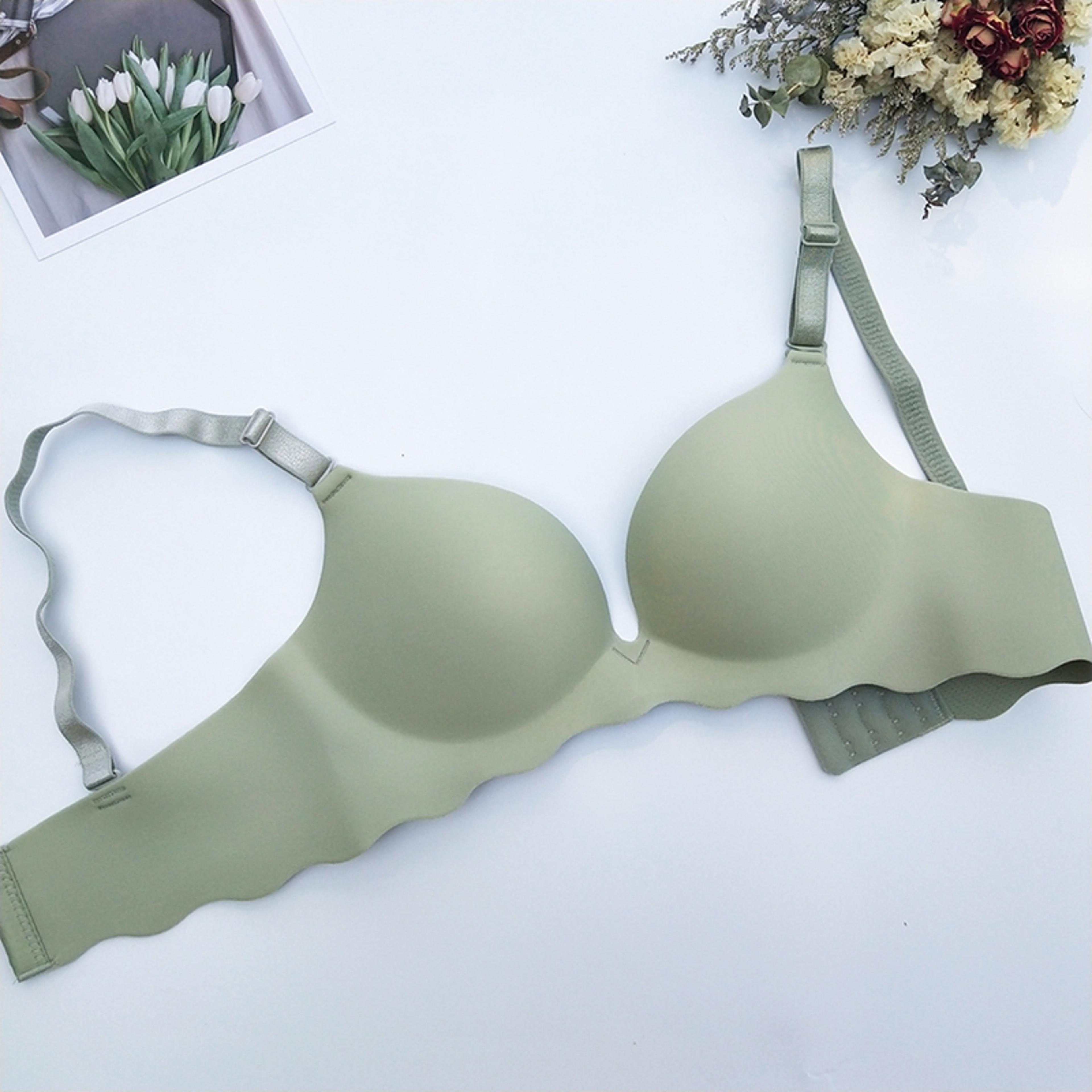 Women Seamless Push Up Bra Wire Free Bralette Sexy Solid Lingerie For Comfort And Fashion 9