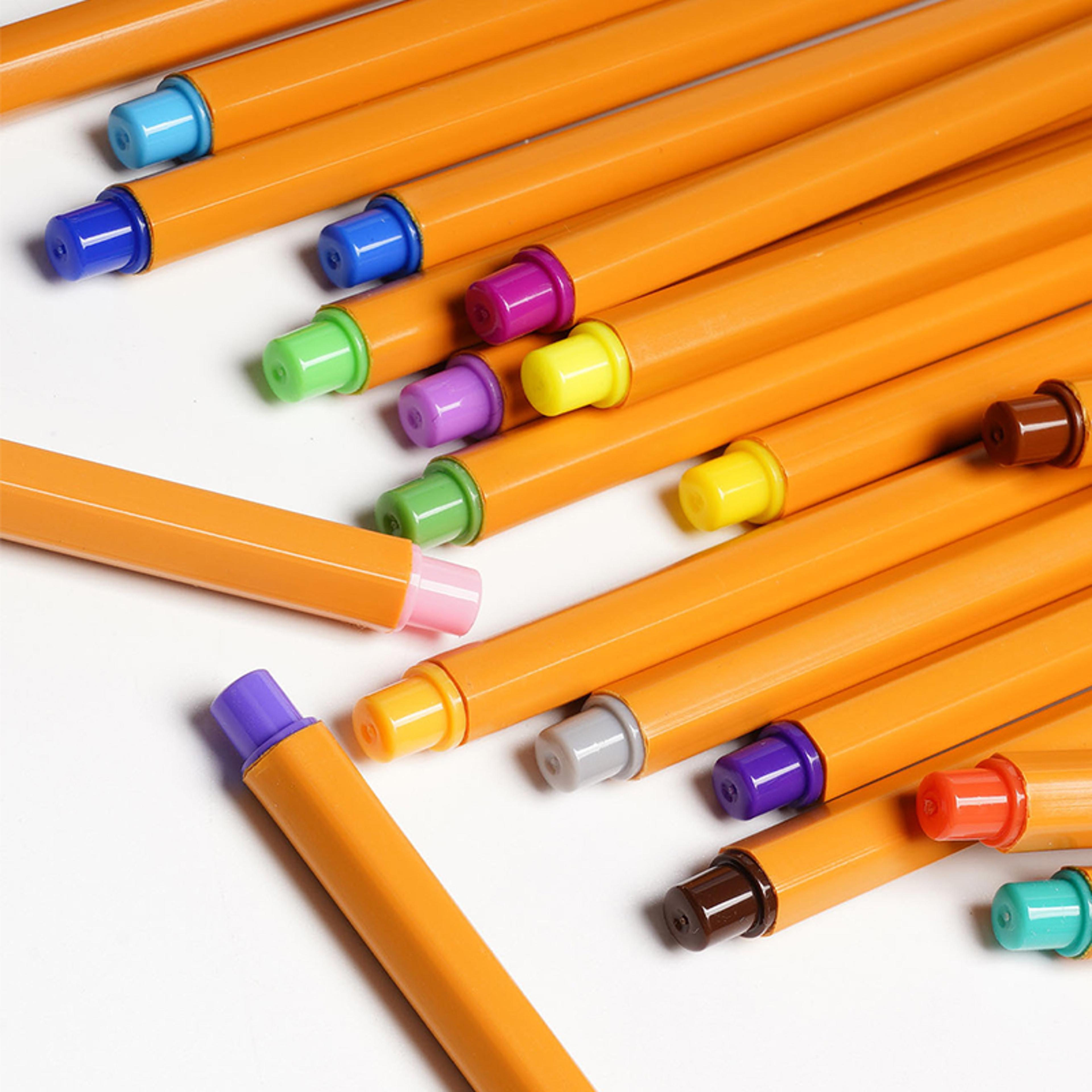 fine line pen set, waterproof marking pen, essential for students, draw, note, sketch, office supplies gift