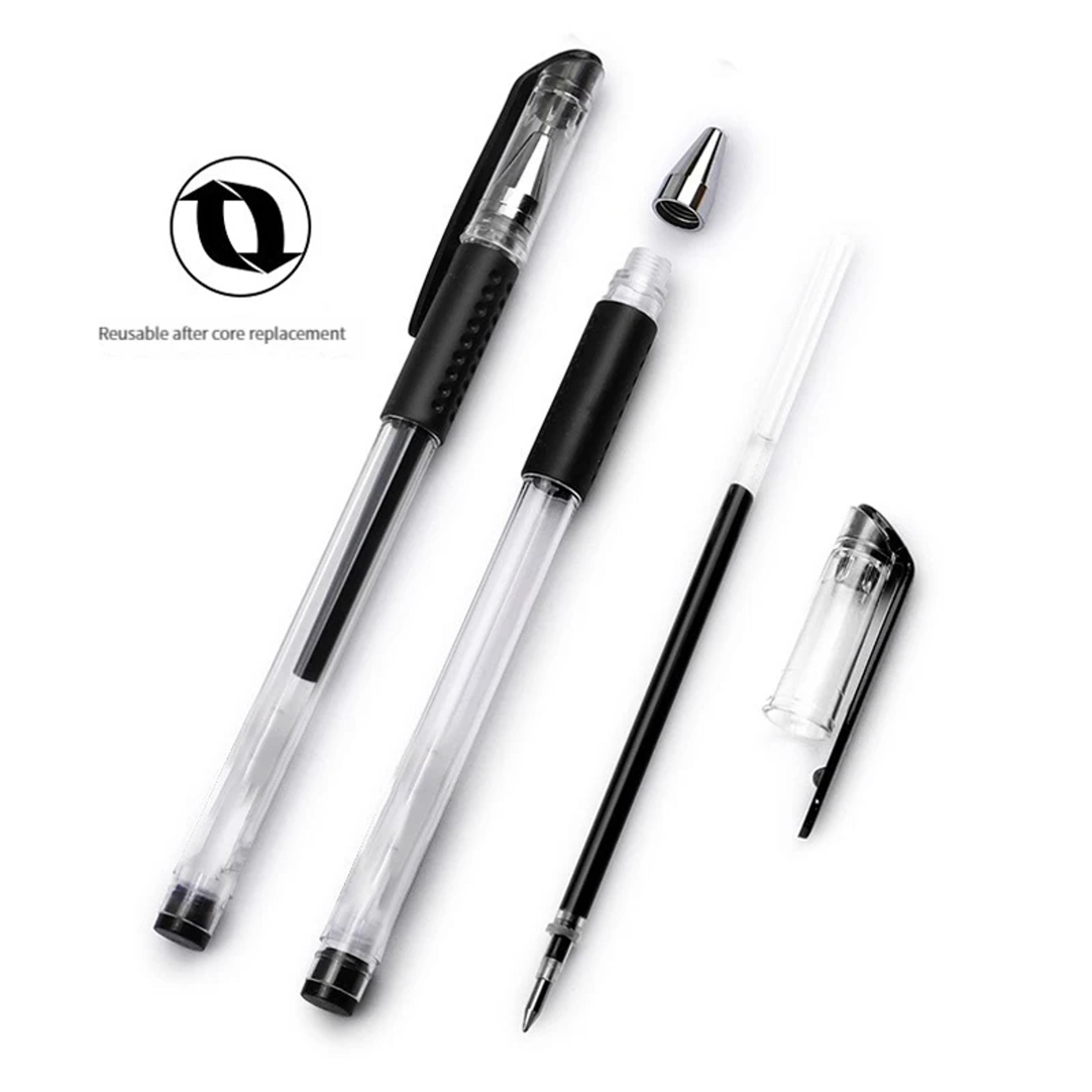 Gel Pen Set School Supplies Black Blue Red Ink 05mm Ballpoint Kawaii Pen Writing Tool For School Of