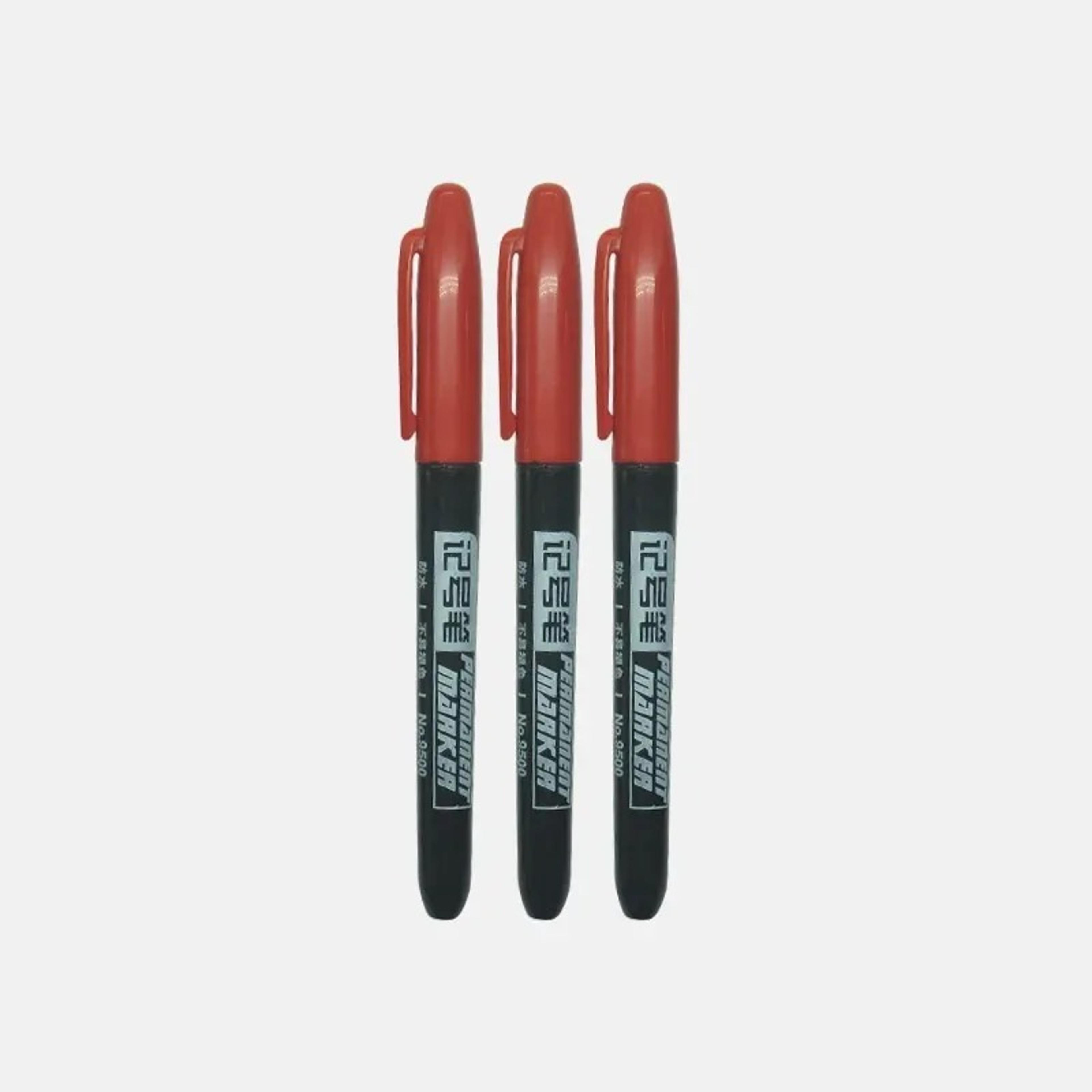 Permanent Marker Pen Manga Drawing Markers Black Blue Red Waterproof Ink Sketch Pes Stationery Art