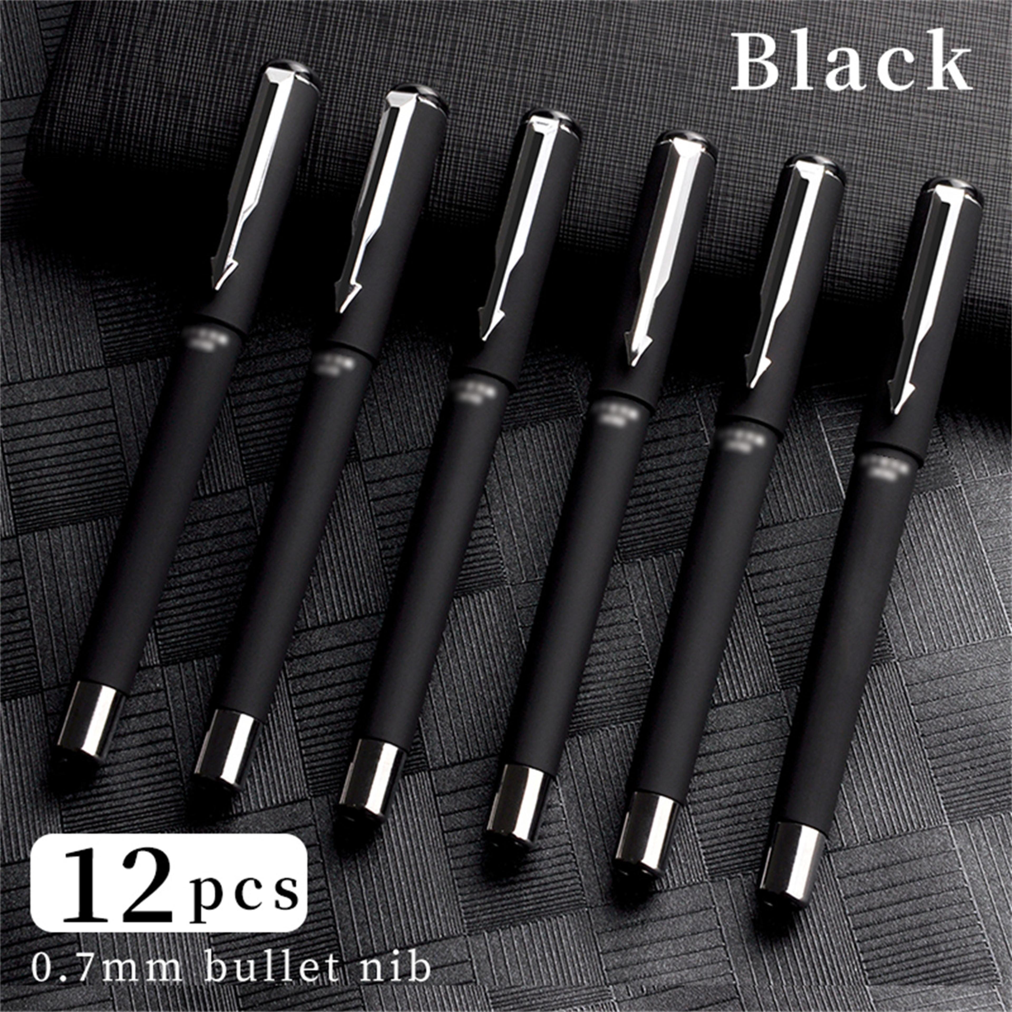 Ballpoint Pen Frosted Titanium Steel Large Capacity NeutralPen Super Smooth Writing Pen For Student 11