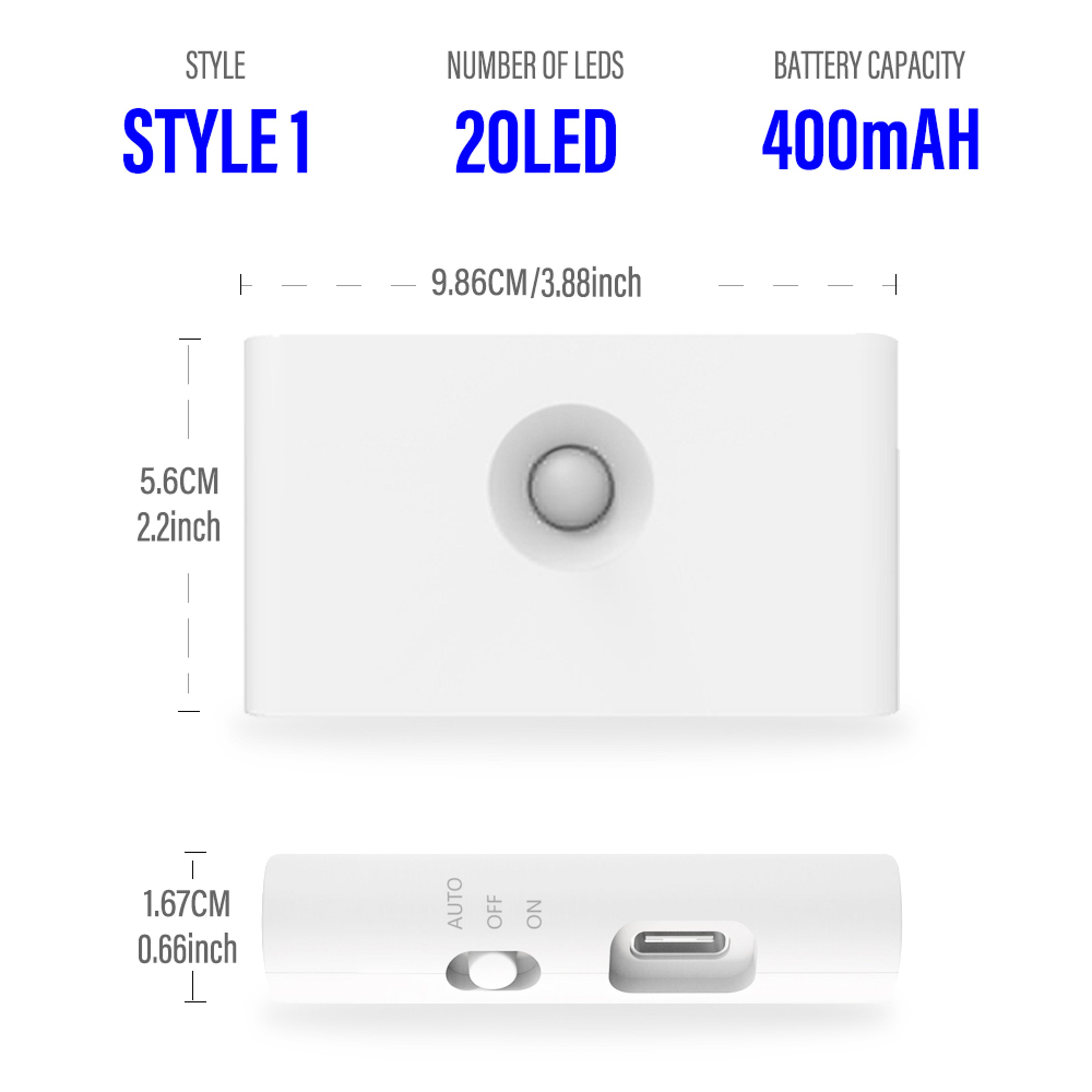 LED Induction Night Light Wireless USB Charging Human Body Induction Wall Light For Bedroom Corrido 6
