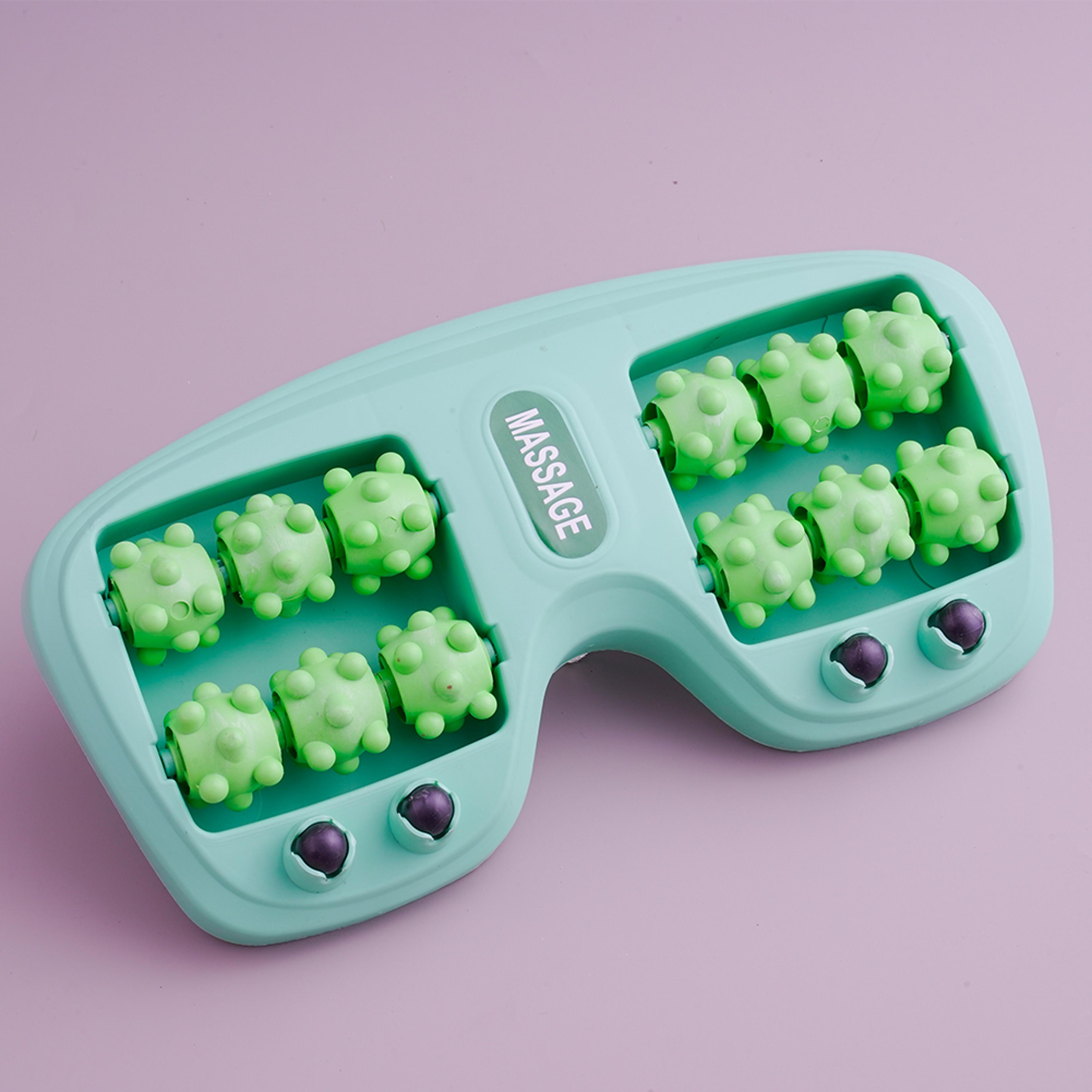 Foot Roller Massager Magnetic Bead Roller MultiPoint Foot Massage Therapy Rubbing Foot Massager For 3