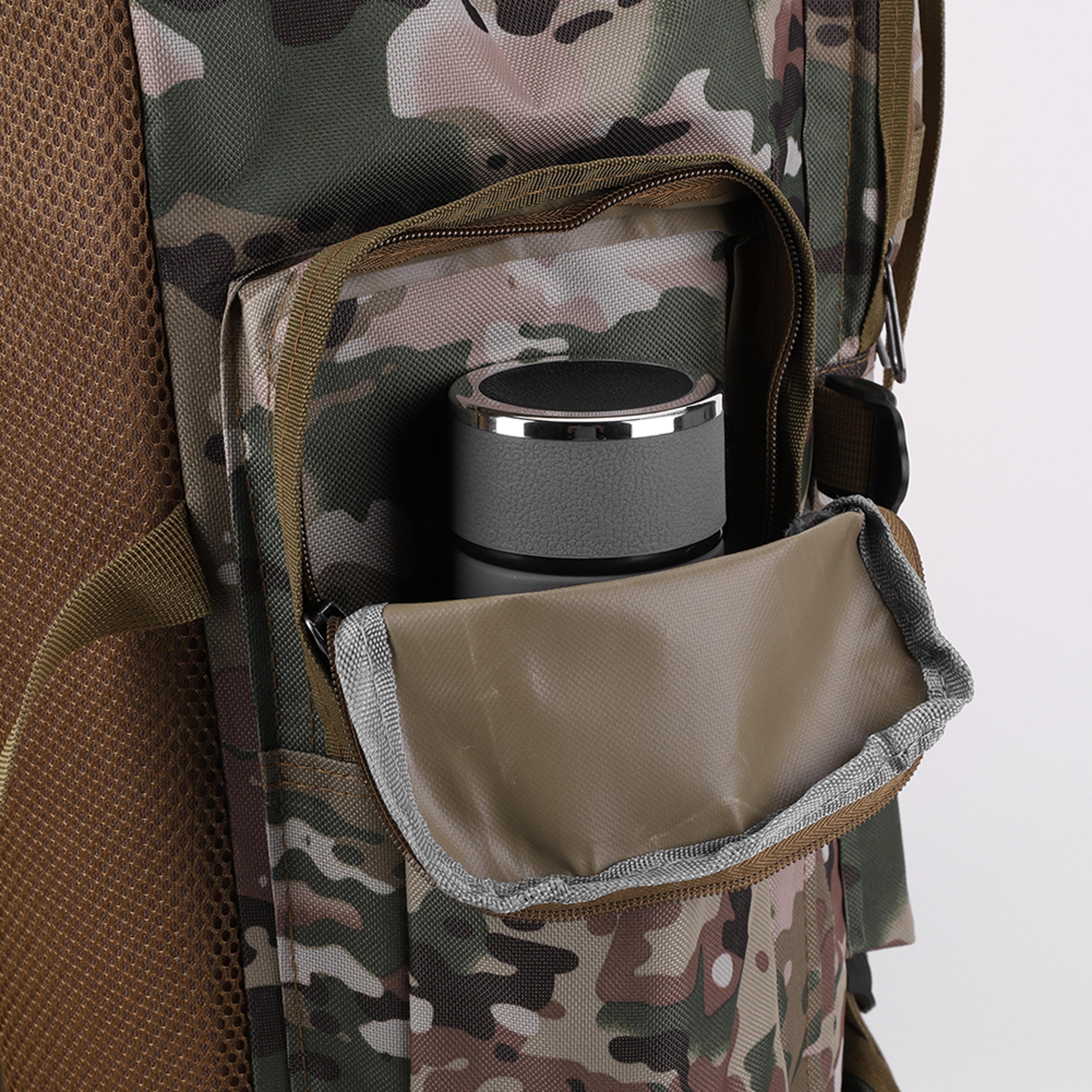 Mountaineering Backpack 600D Oxford Cloth Trekking Backpack WearResistant Mountain Climbing Rucksac