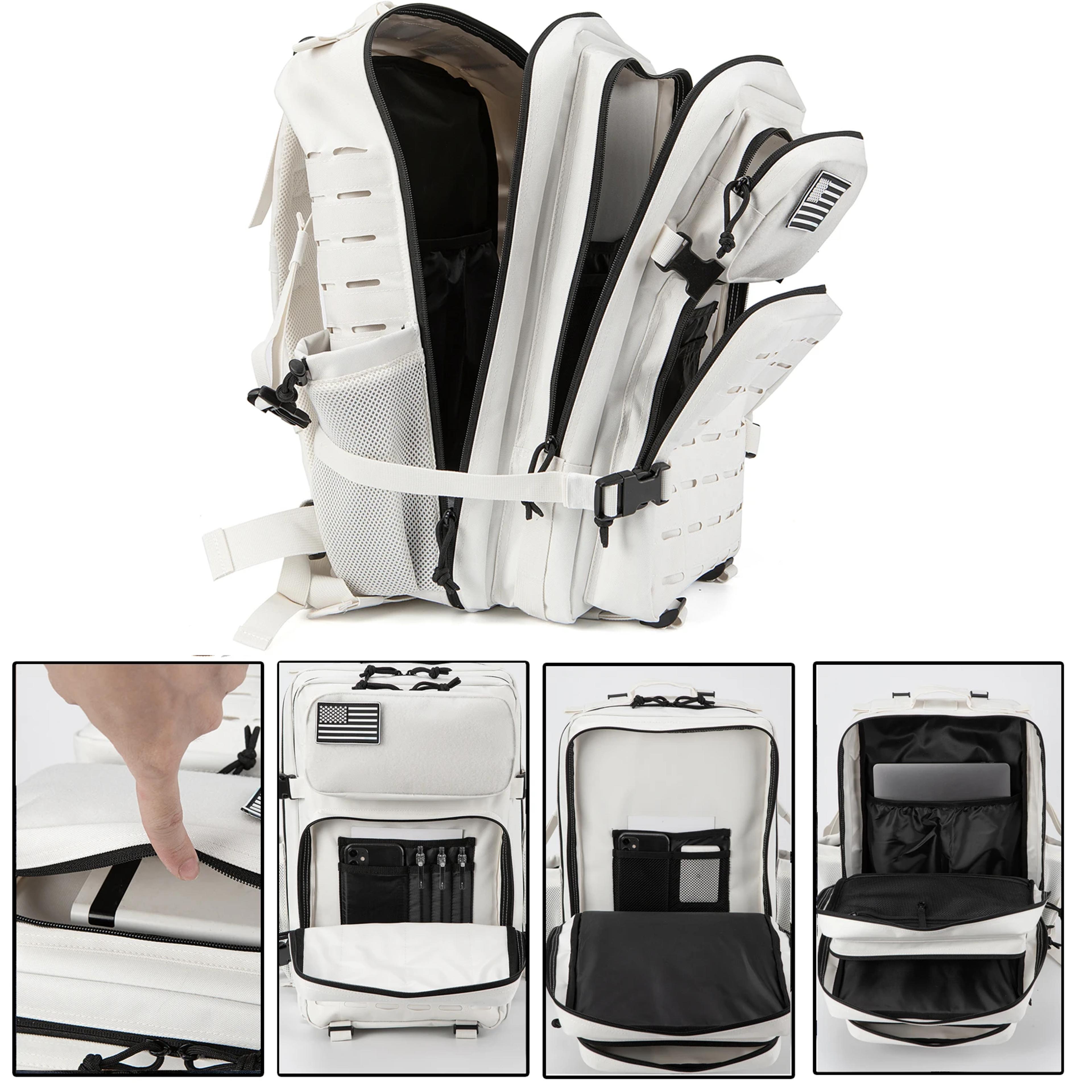 Mens And Womens Tactical Backpacks Small School Backpack With Water Bottle Holder Outdoor Activitie 4