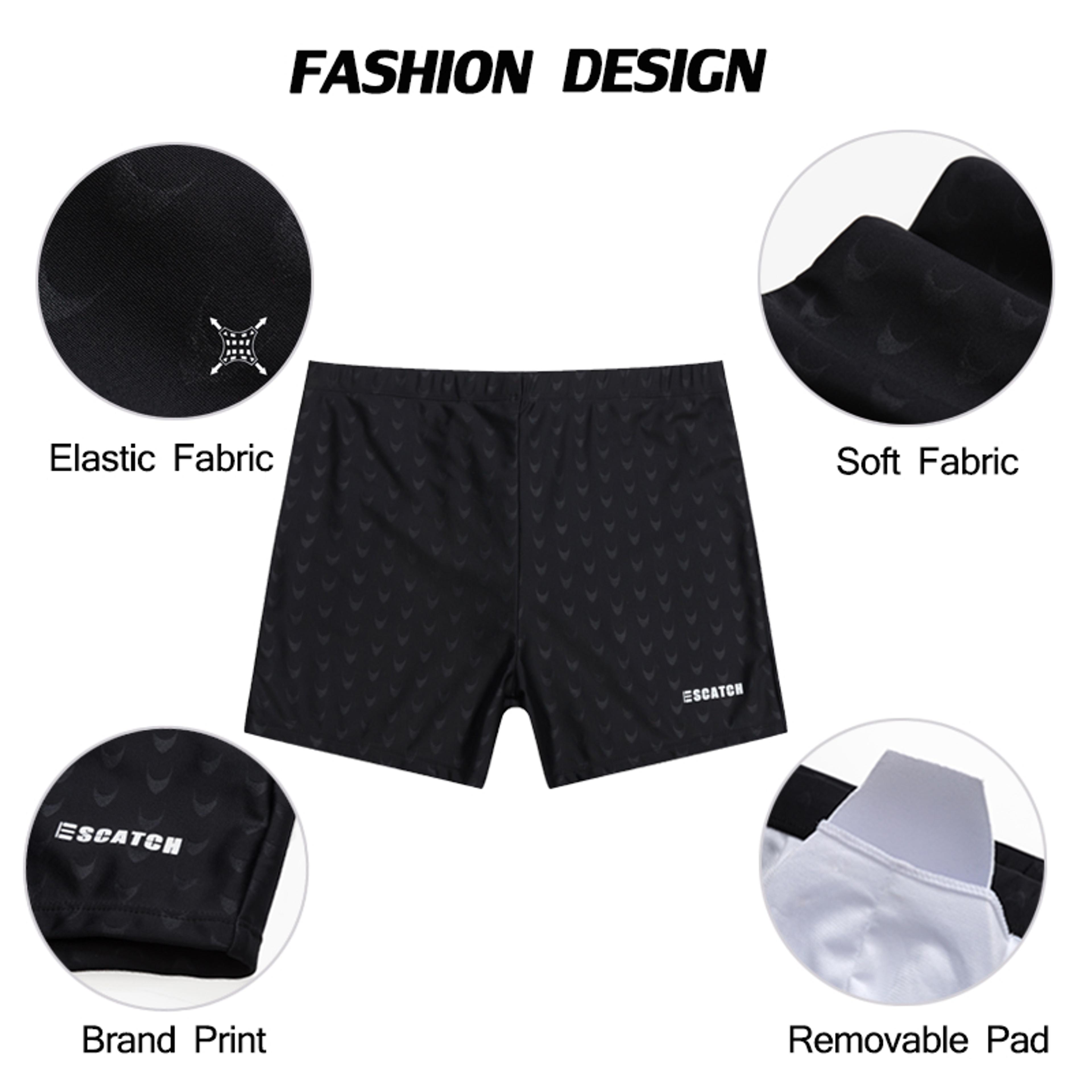 Men Swimwear Plus Size Fashion Printed Swimsuit High Quality Elastic Swim Trunks With Pad Male Beac 2