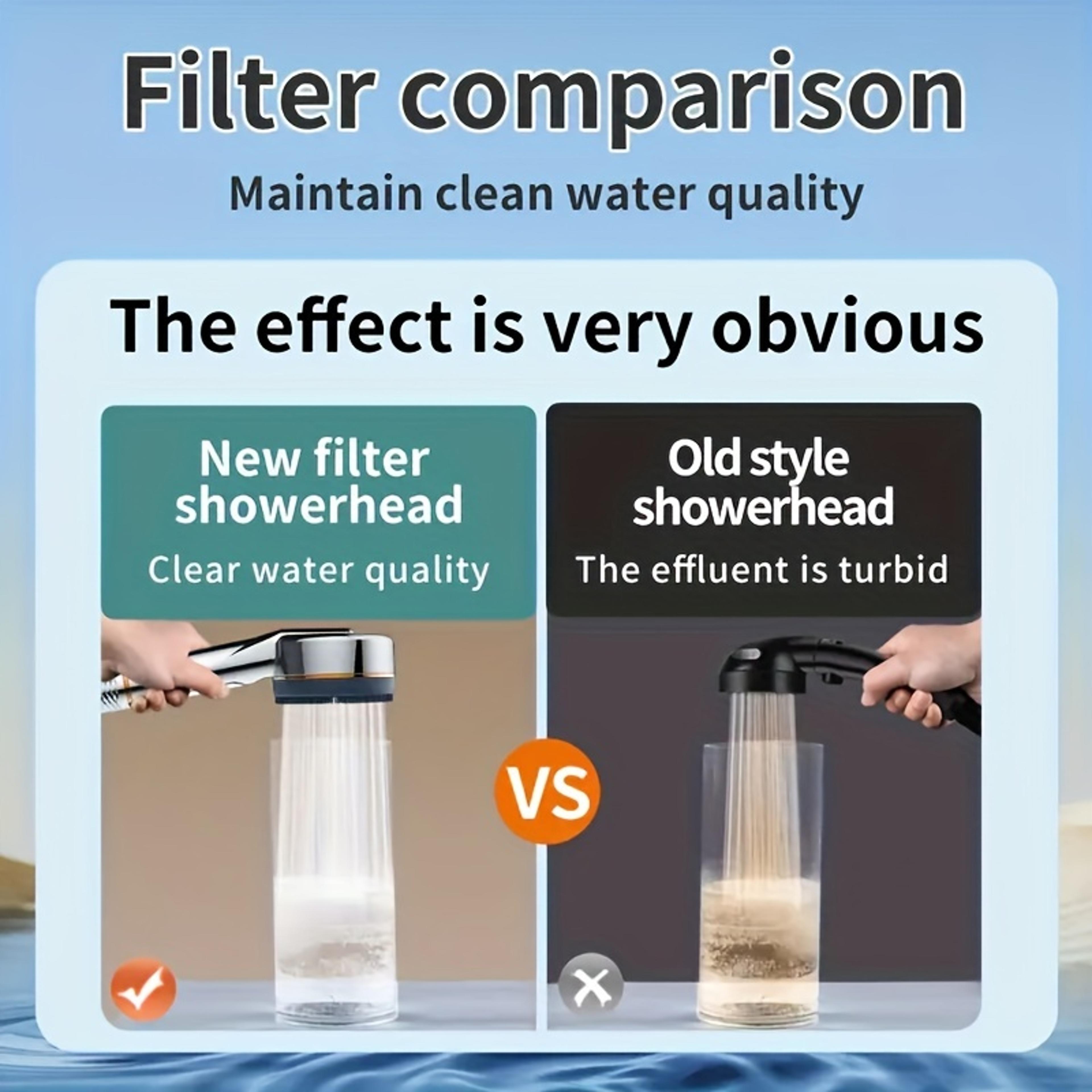Selfcleaning Shower Head With Silicone Brush High Pressure ABS Showerhead With OneKey Stop Water Ma 3