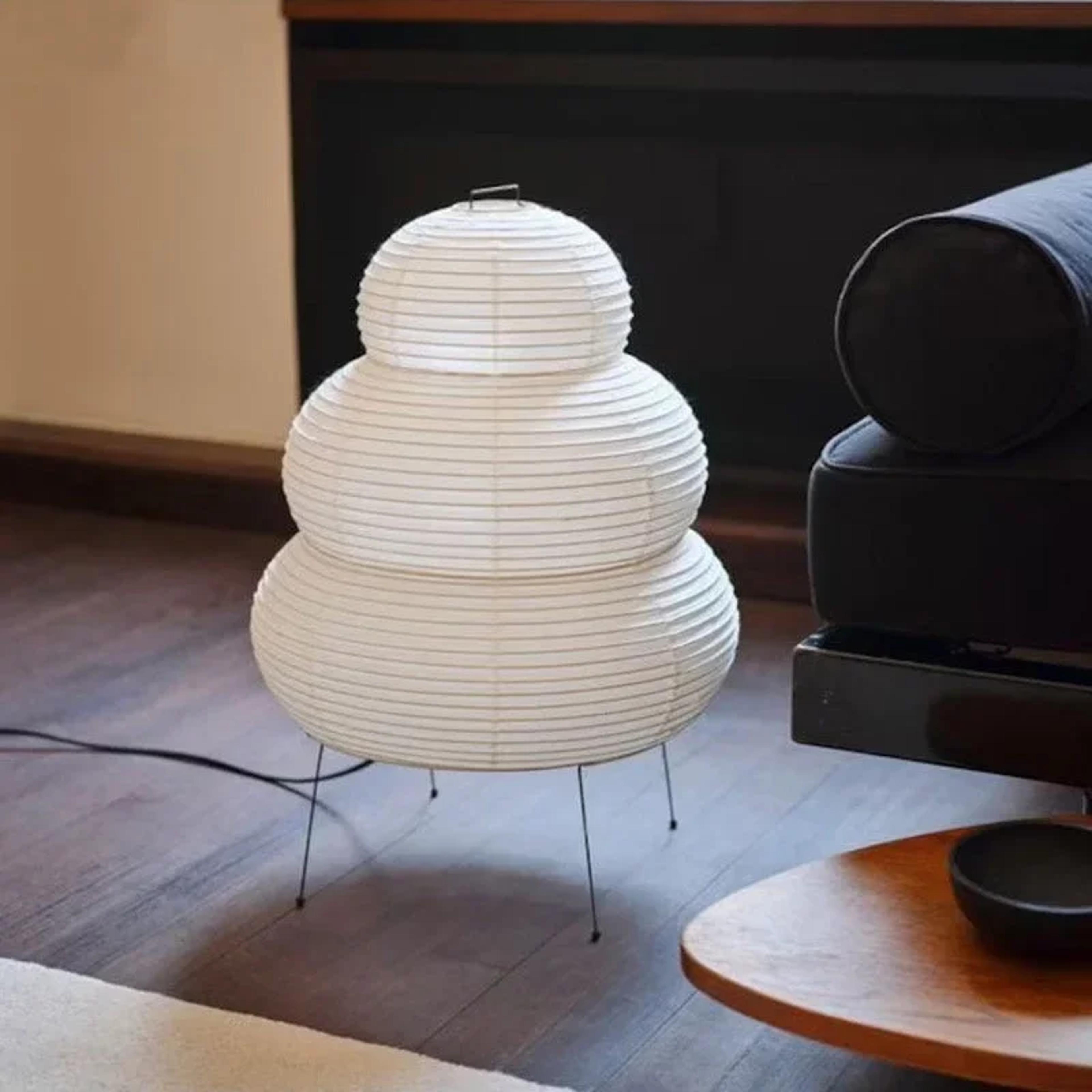 Akari Noguchi Yong Table Lamp White Rice Paper Decorative Desk Light For Bedroom Living Room Study  2