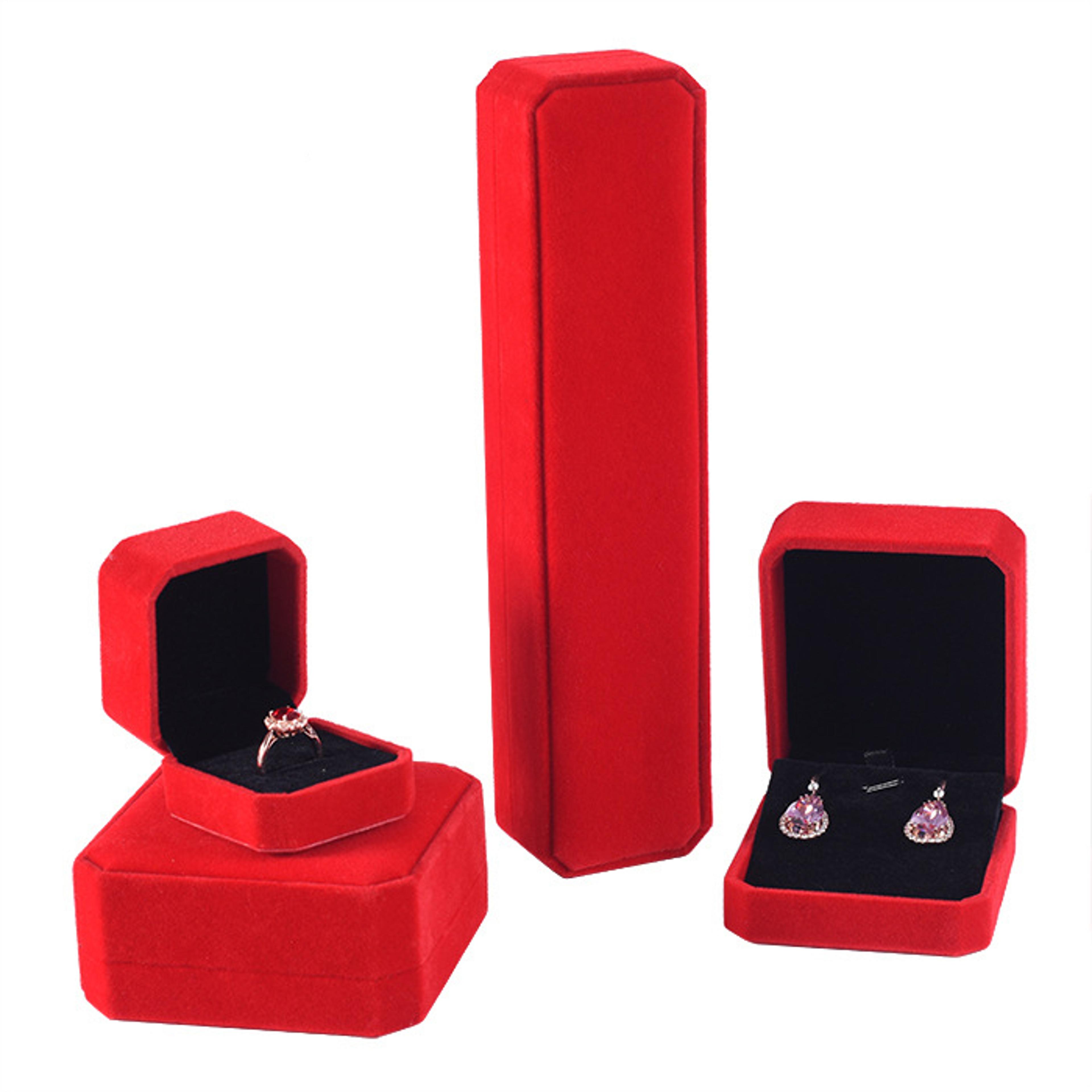 Ring Box Necklace Packaging Organizer Jewelry Packaging Bulk Gift Box Earring Holder Necklace Organ