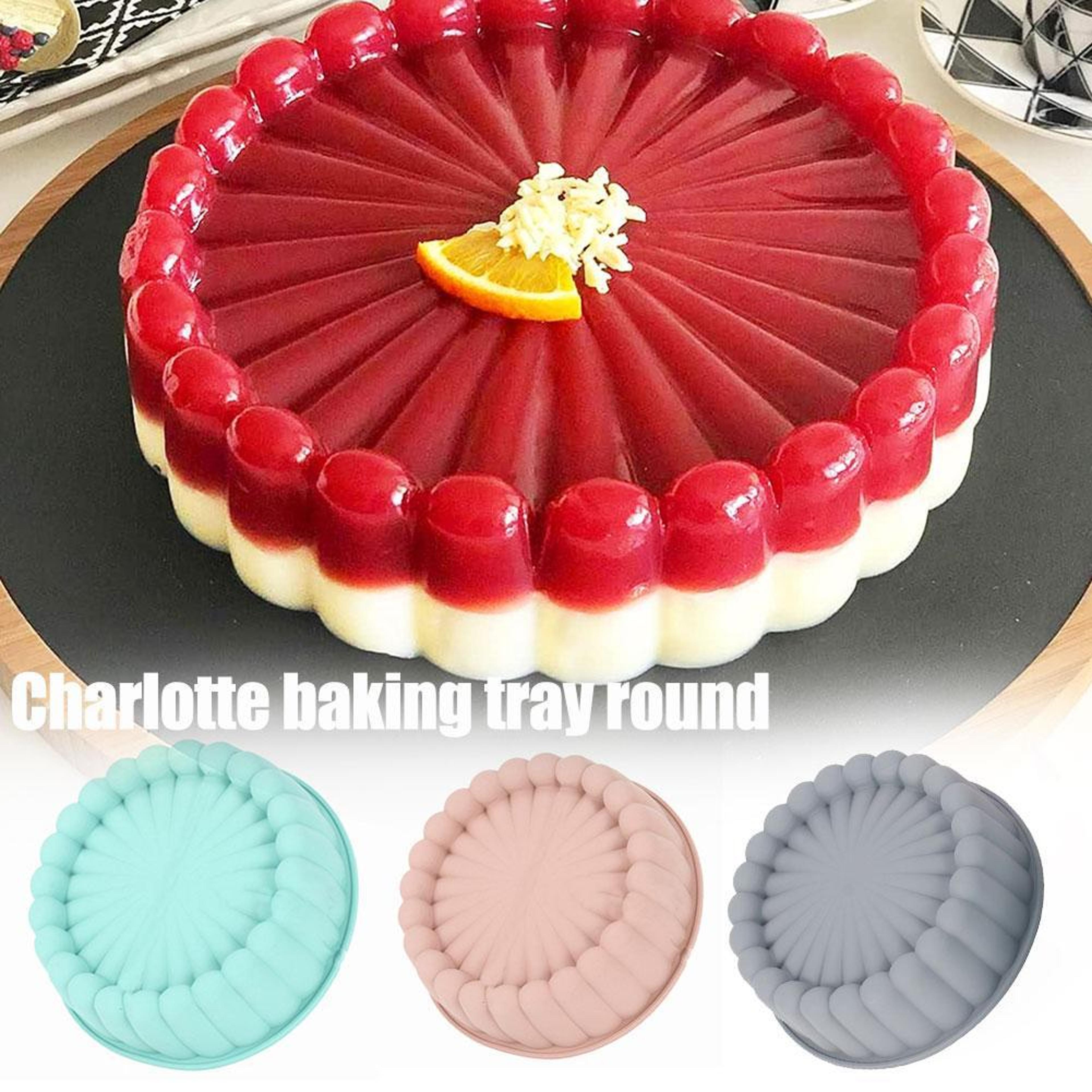 Silicone Charlotte Cake Mold NonStick Bread Flan Mold Multifunctional Shortcake Baking Pan For Kitc 1