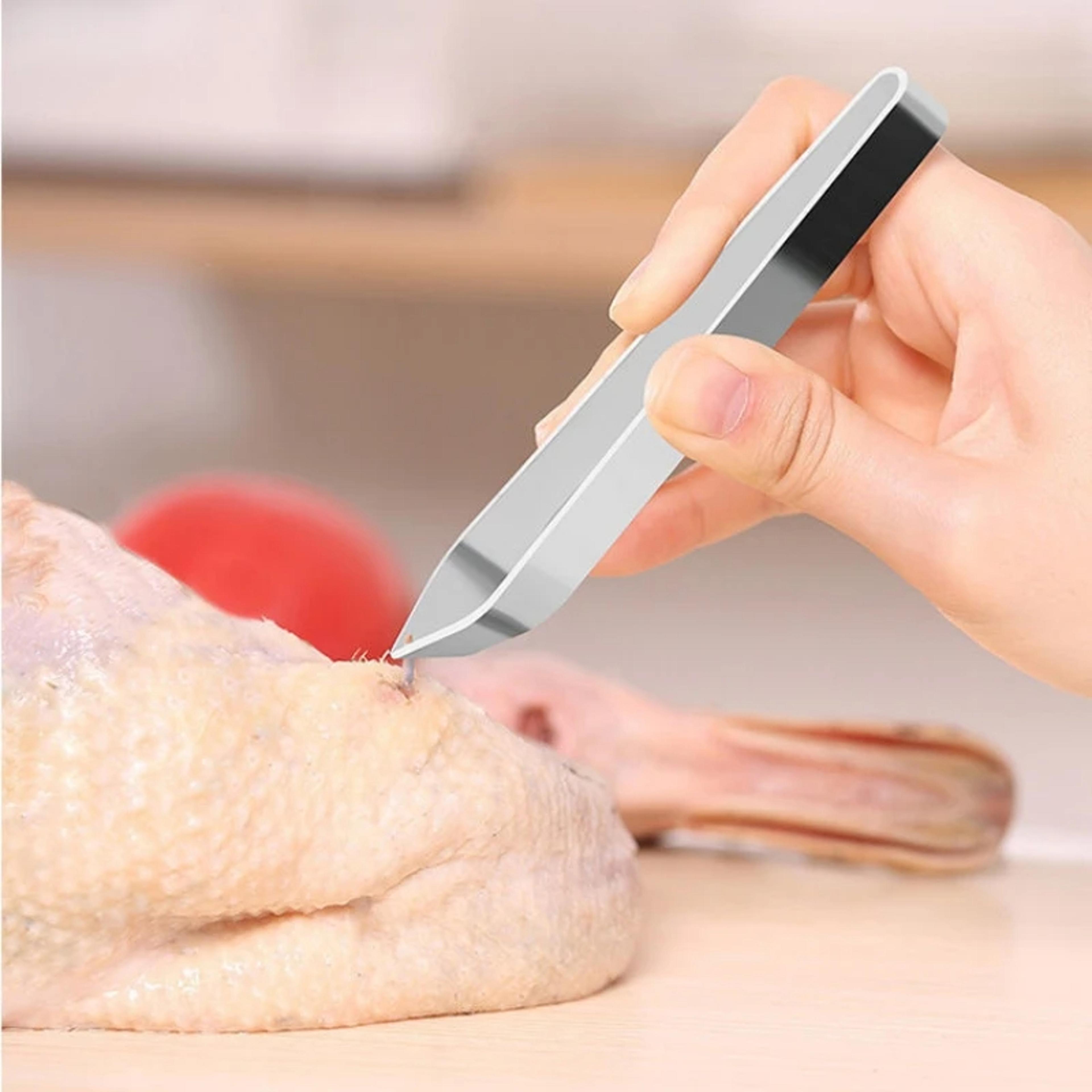 Stainless Steel Fish Bone Tweezers Pincer Clip Puller Remover Tong Fish Bone Plucking Clamp For Kit 4