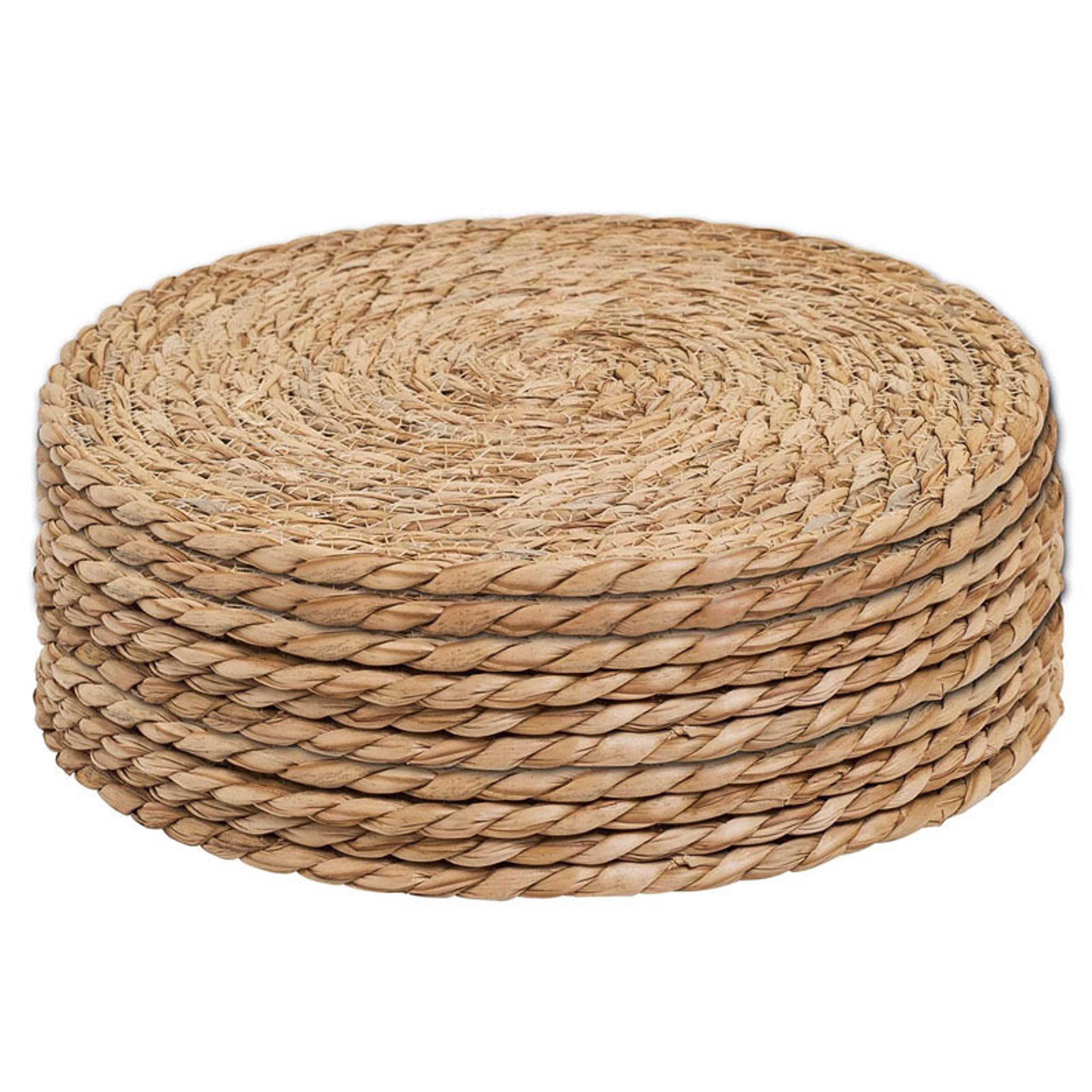 Handwoven Rattan Pot Mats Round Heat Insulation Placemats Natural Woven Table Mats For Dining Home  0