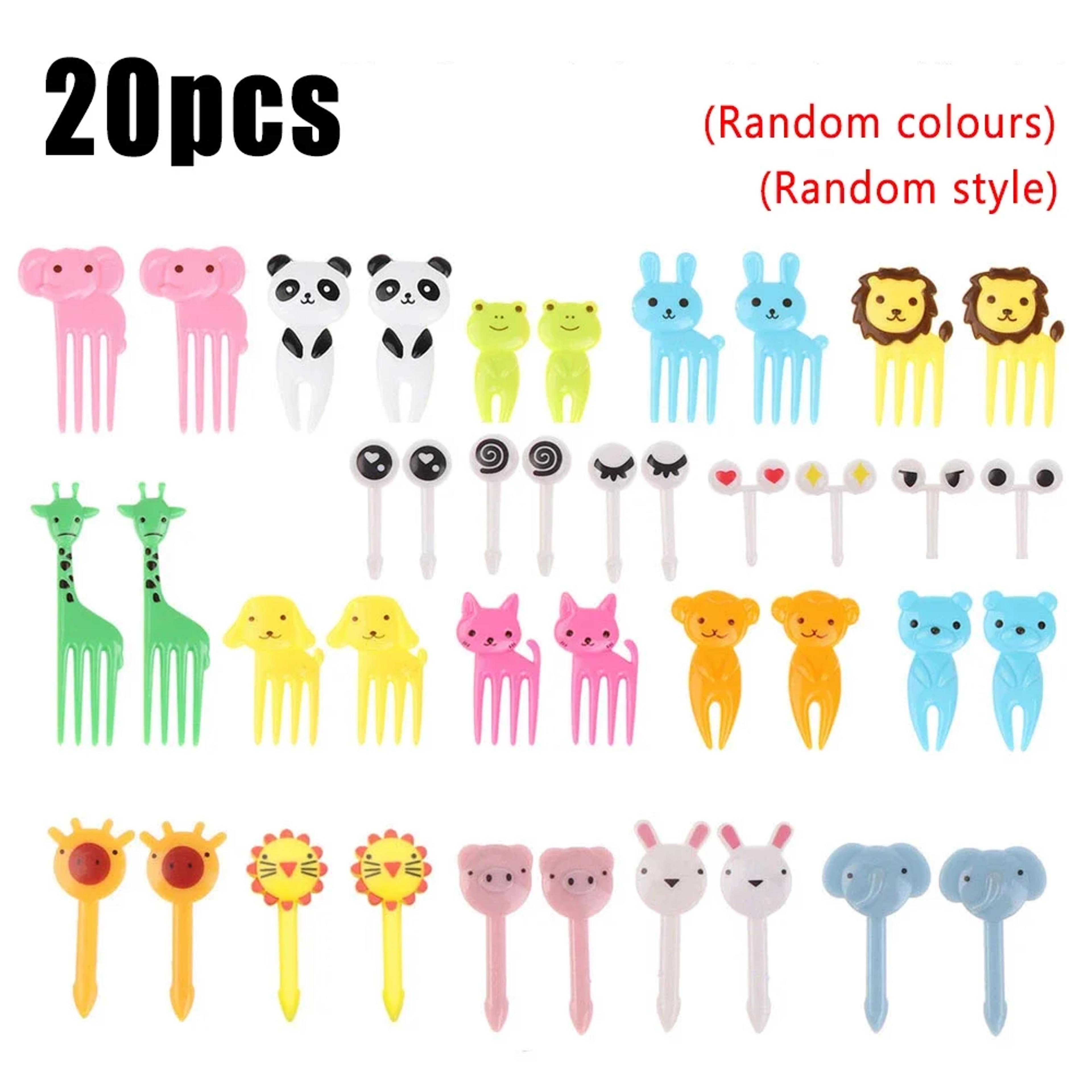 Animal Food Picks Mini Forks For Kids Cute Fruit Fork Bento Box Bento Accessories Food Decoration F 6