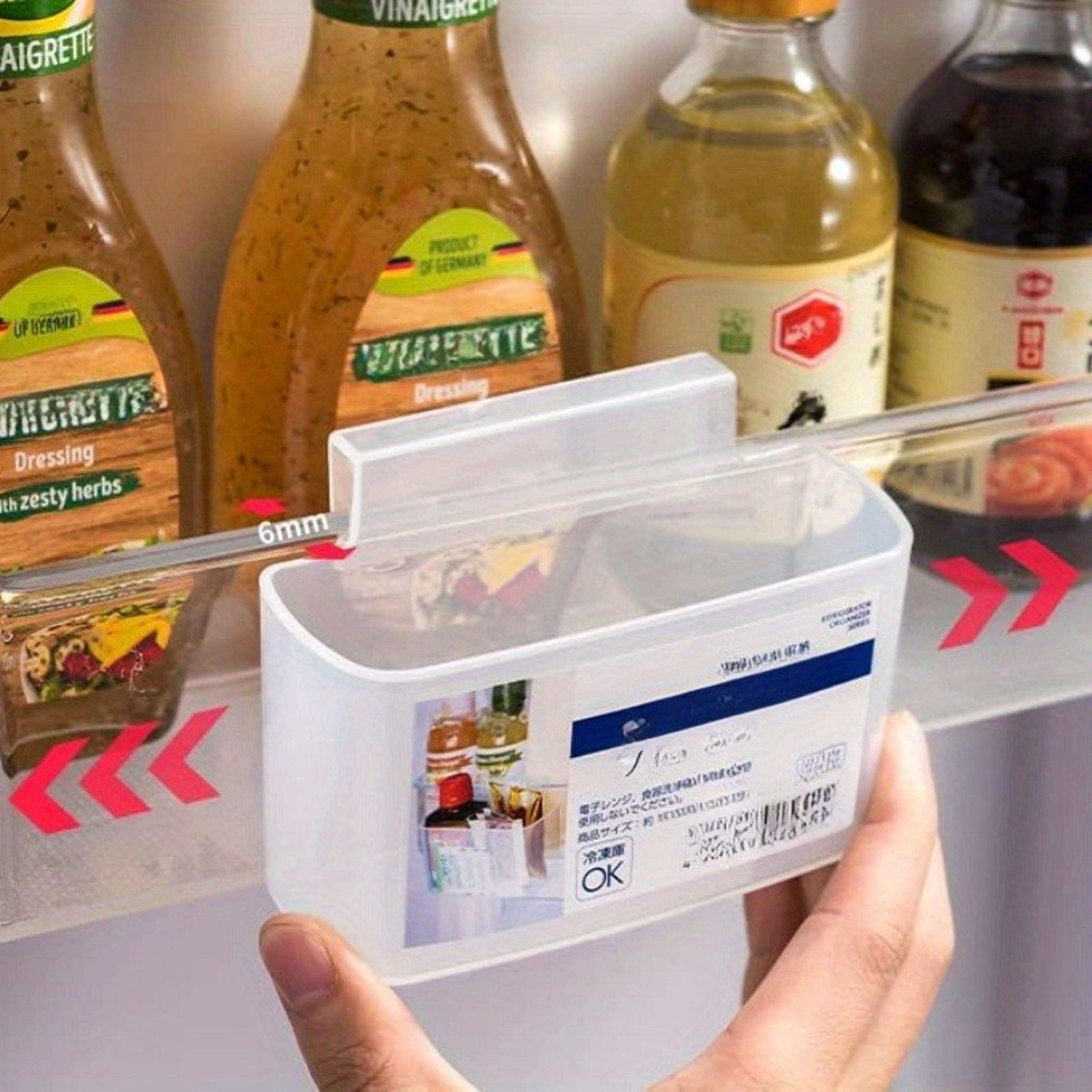Spacesaving Refrigerator Hanging Cheese Slice Organizer Efficient Storage Solution For Fresh Cheese 1