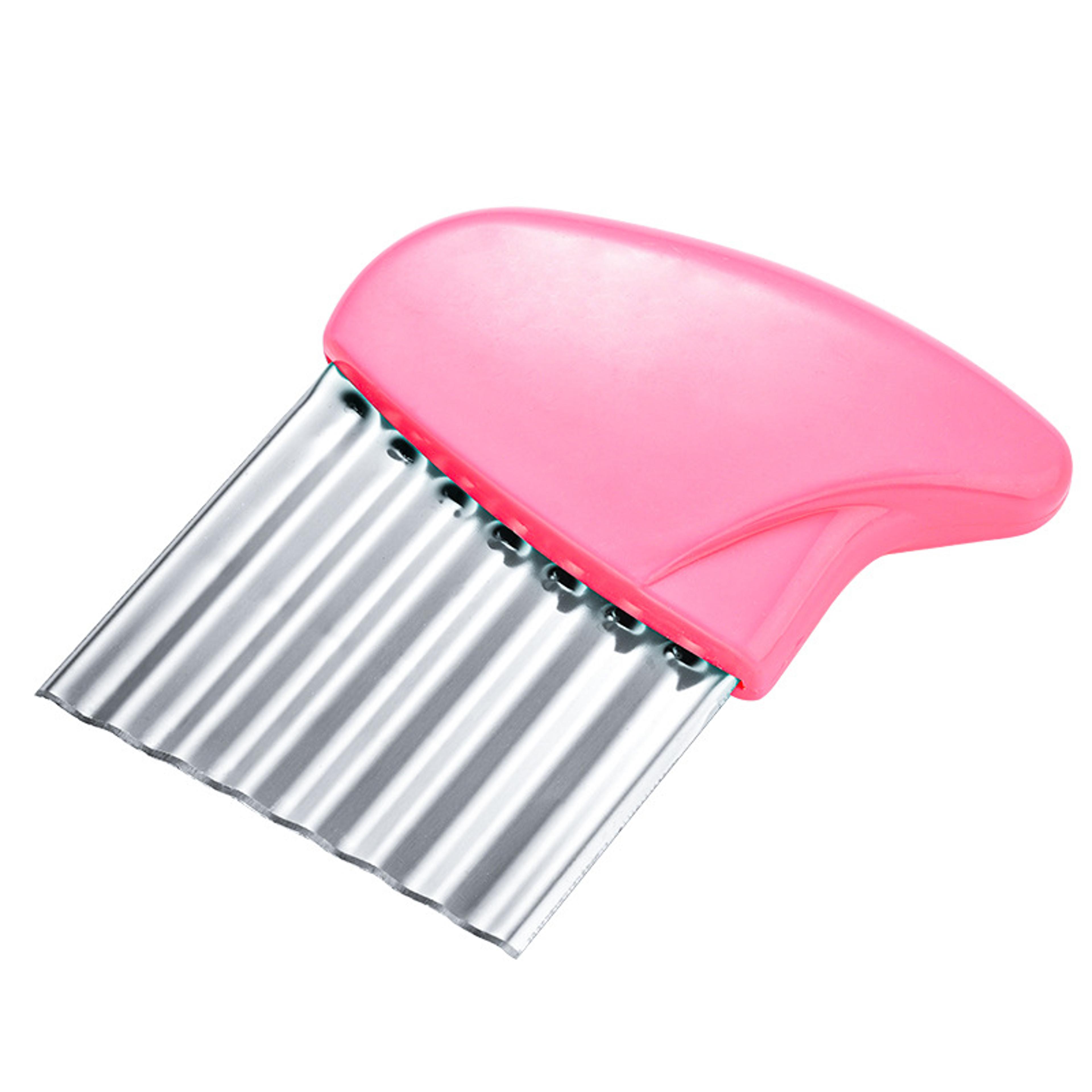 Stainless Steel Potato Chip Slicer Dough Vegetable Fruit Crinkle Wavy Slicer Knife Potato Cutter Ch 5