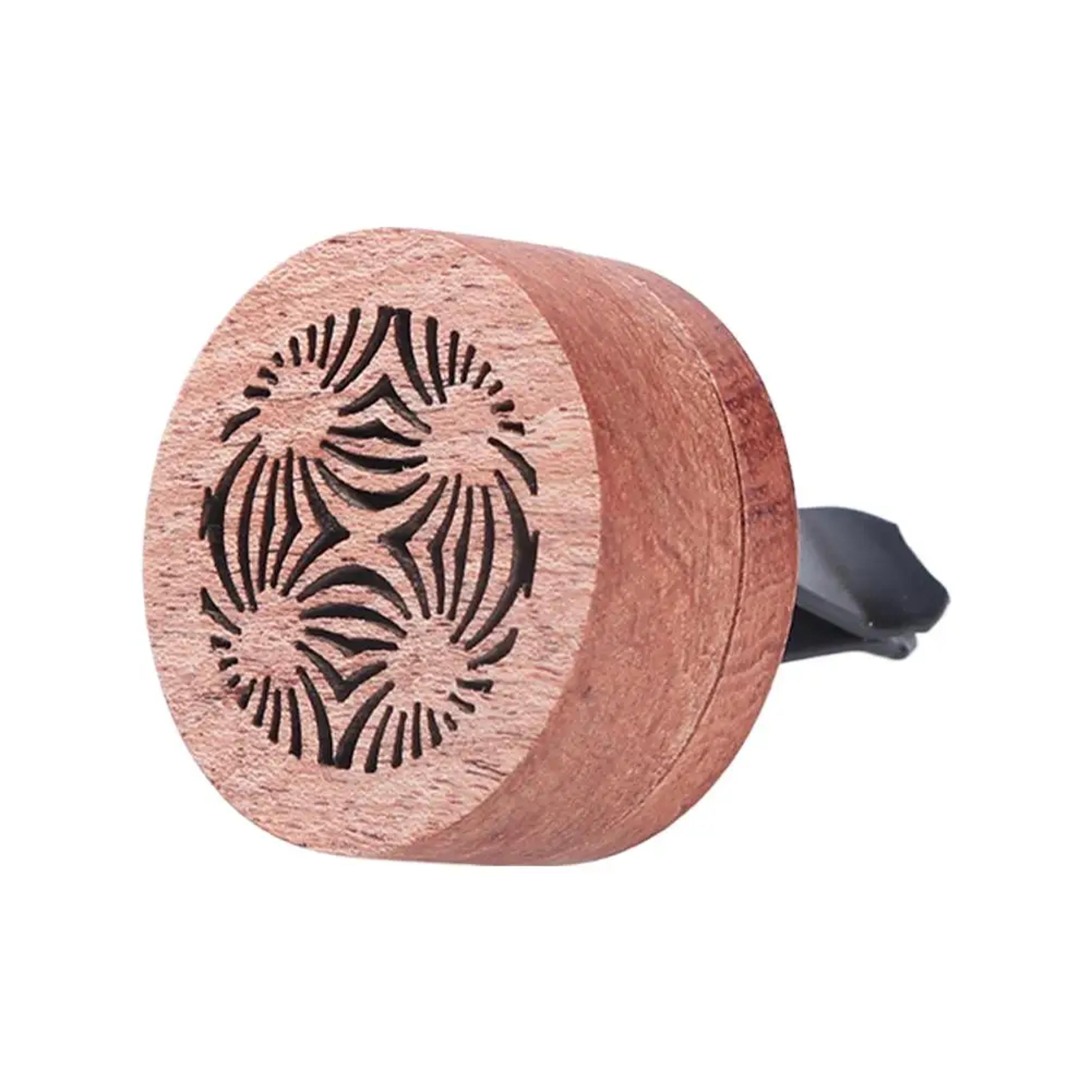 Wooden Car Diffuser Rosewood Carved Car Aromatherapy Auto Exquisite Car Air Freshener Clip Decorati 8