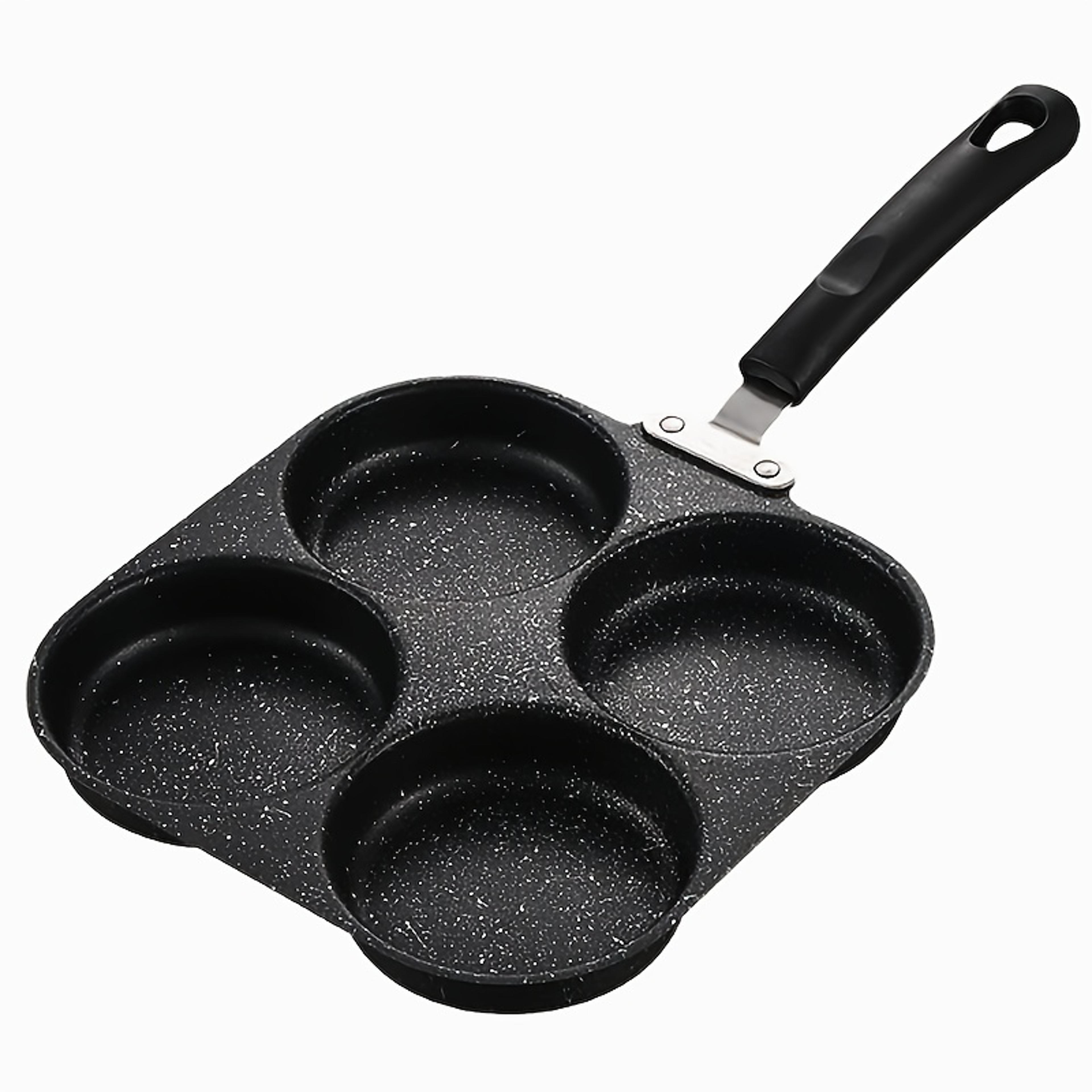 Cast Iron NonStick Omelette Pan Pancake Burger Cooker Ideal For Gas  Electric Stoves MultiBurner De 0