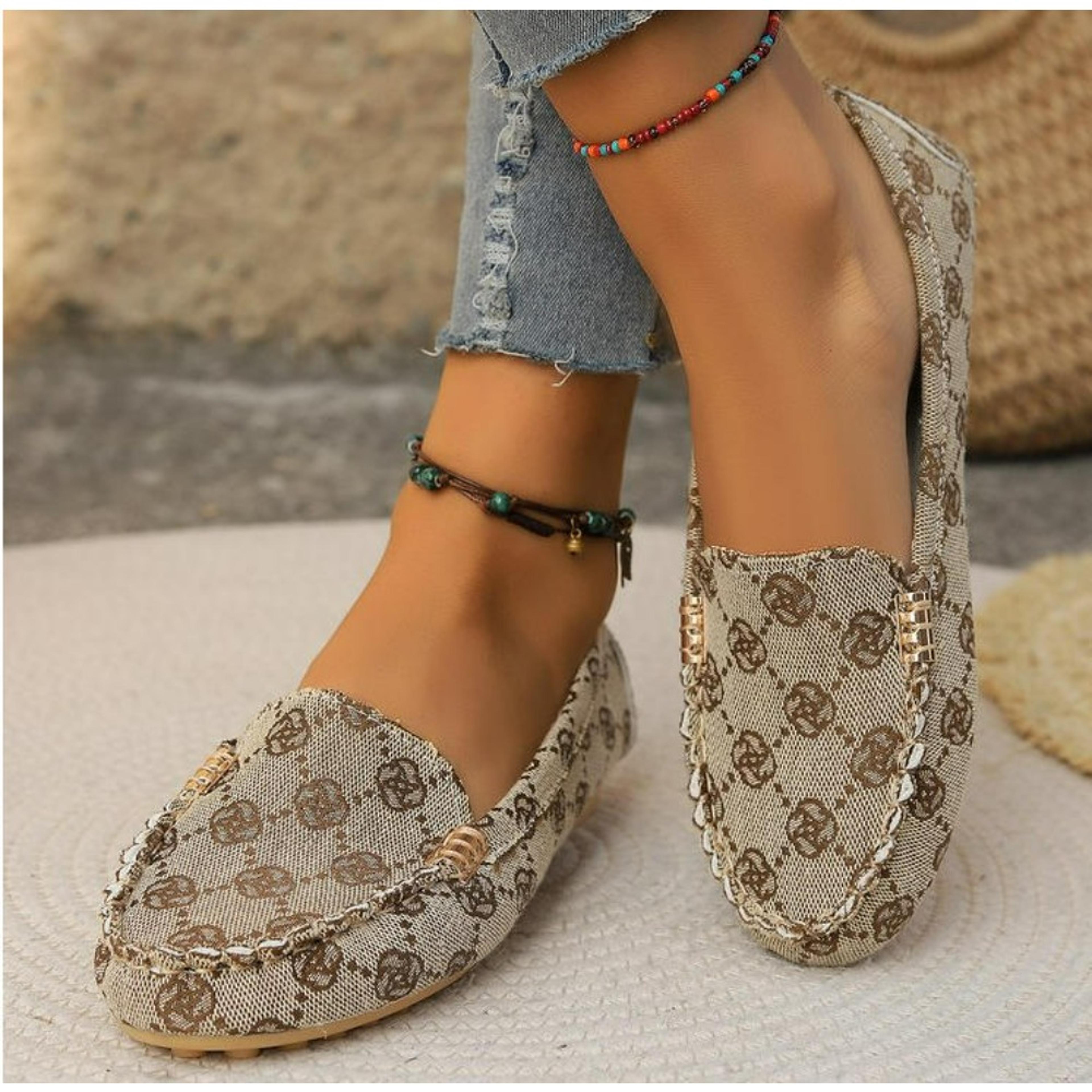 Fashionable Womens Casual Loafers Nonslip Soft Flat Shoes Wearresistant Loafer Sports 9