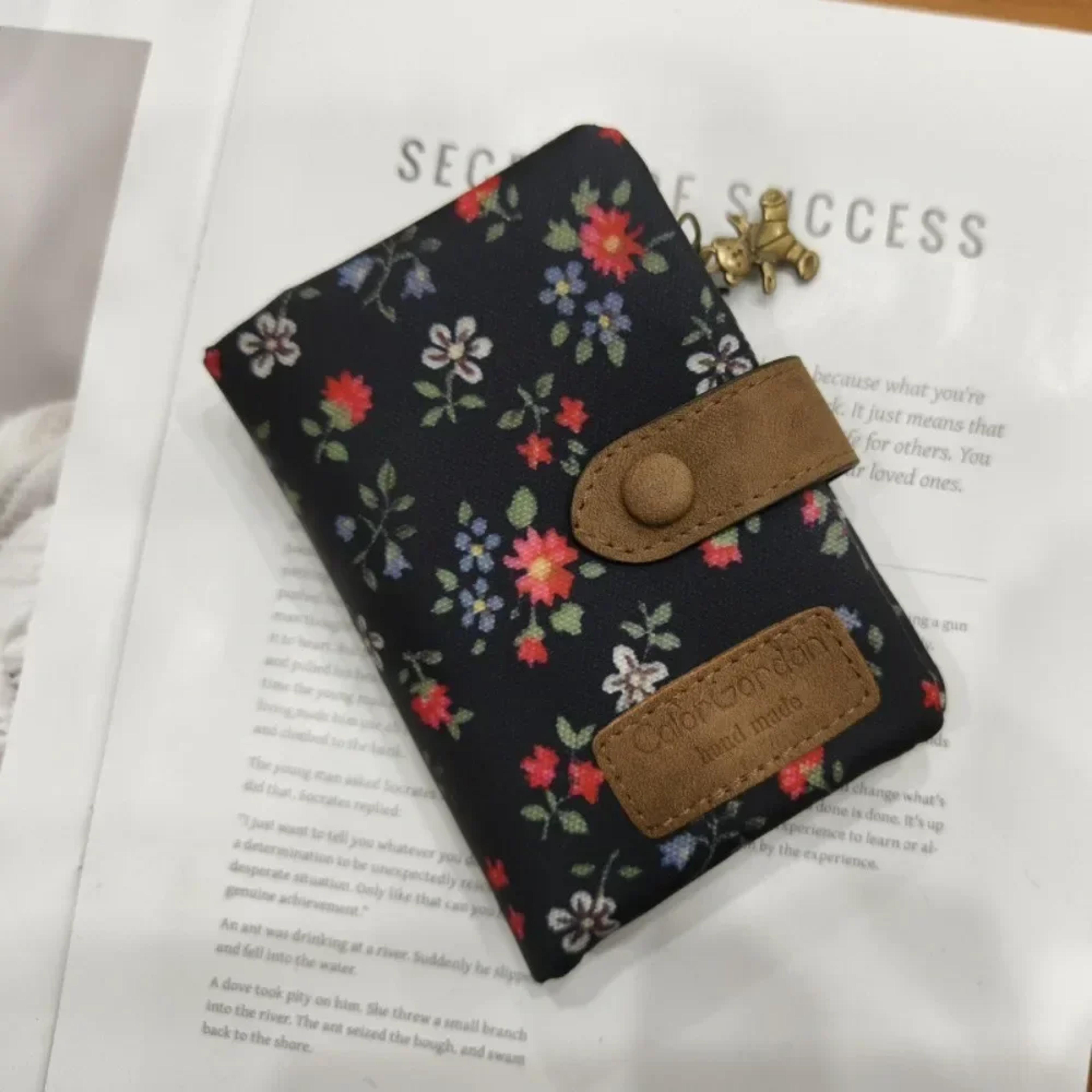 Women Cute Zipper Hasp Short Wallet PU Leather Coin Purse Money Bag With ID Card Holder Frosted Pri 8