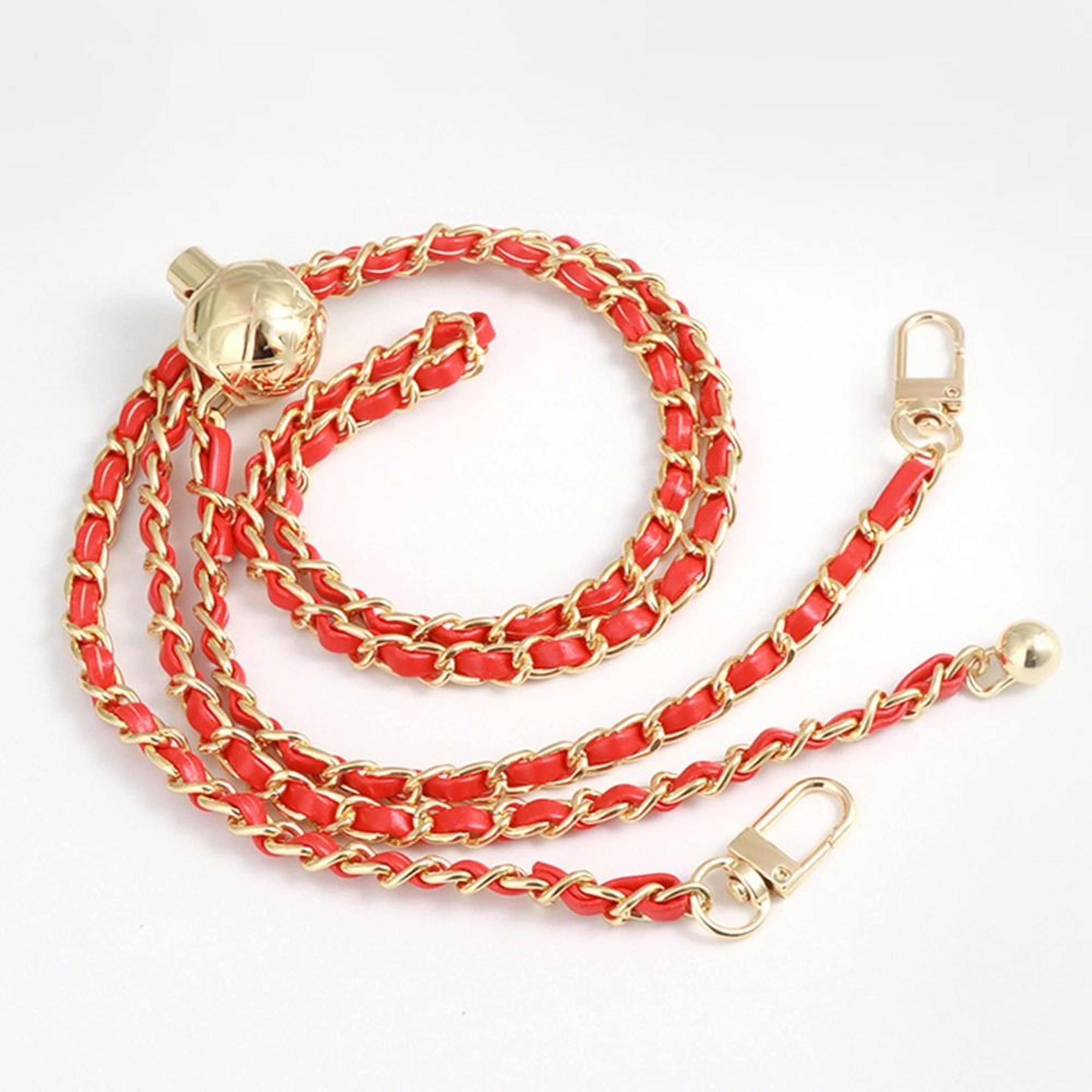 Bag Chain With Small Golden Balls Nonfading Metal Adjustable Length Shoulder Strap Replacement High 2
