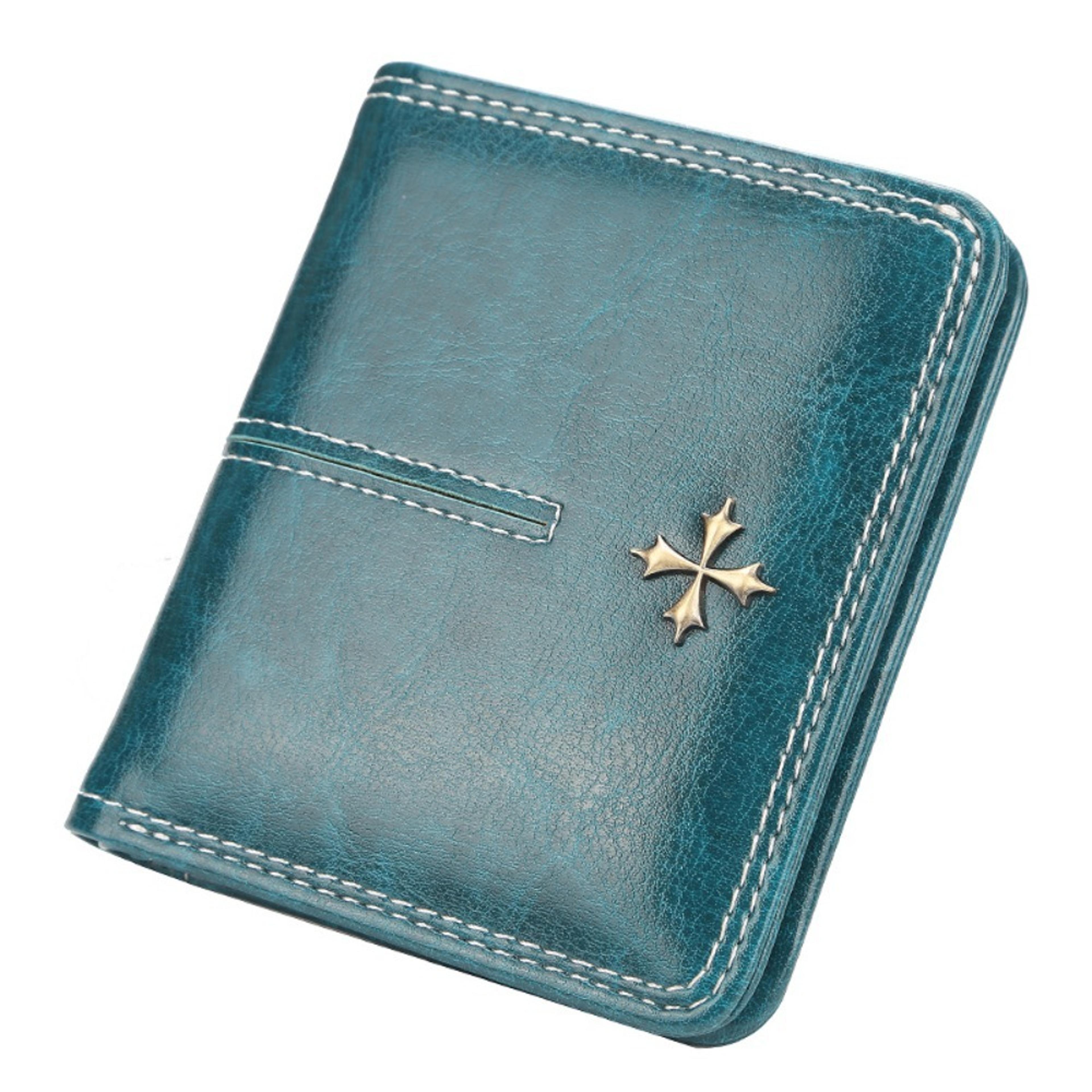 Mini Women Wallets Fashion PU Leather Vertical Square Shape Female Purse Coin Holder Card Wallet 6