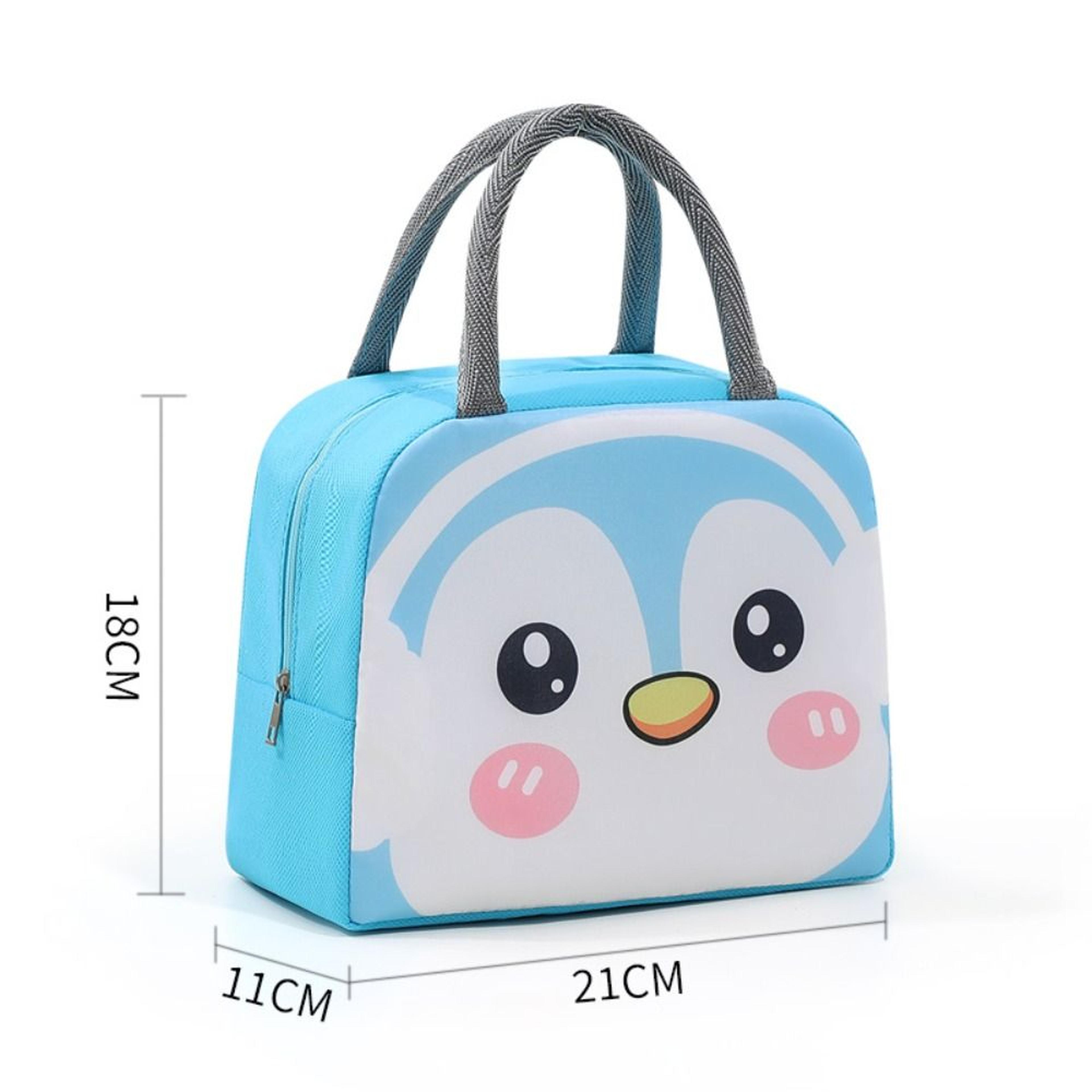 Portable Cartoon Stereoscopic Lunch Bag Thermal Insulated Lunch Box With Oxford Cloth Tote Ideal Fo 15