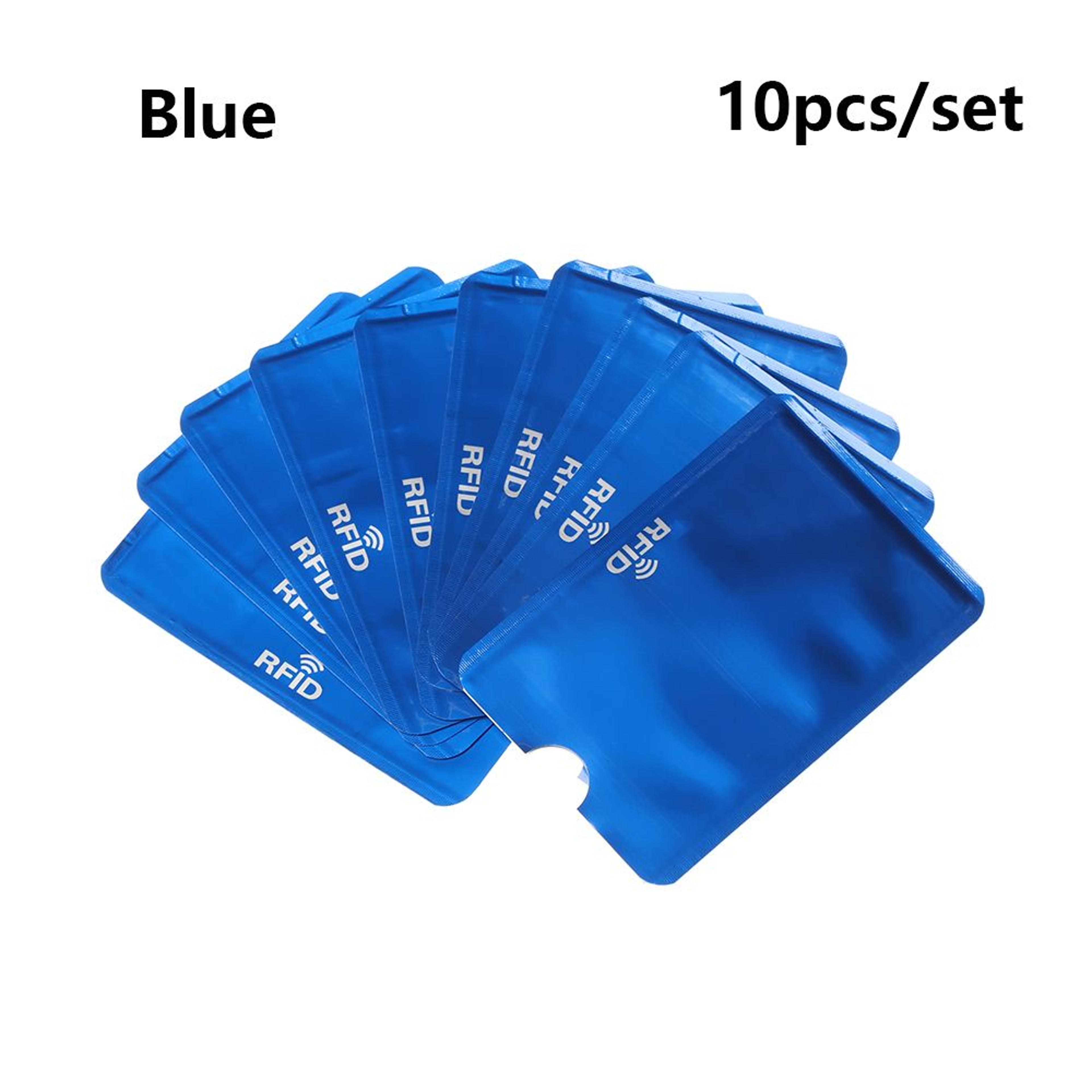 RFID Slim Credit Card Protector Anti Theft Blocking Bank Card Case Safety Skin Holder Sleeve 7