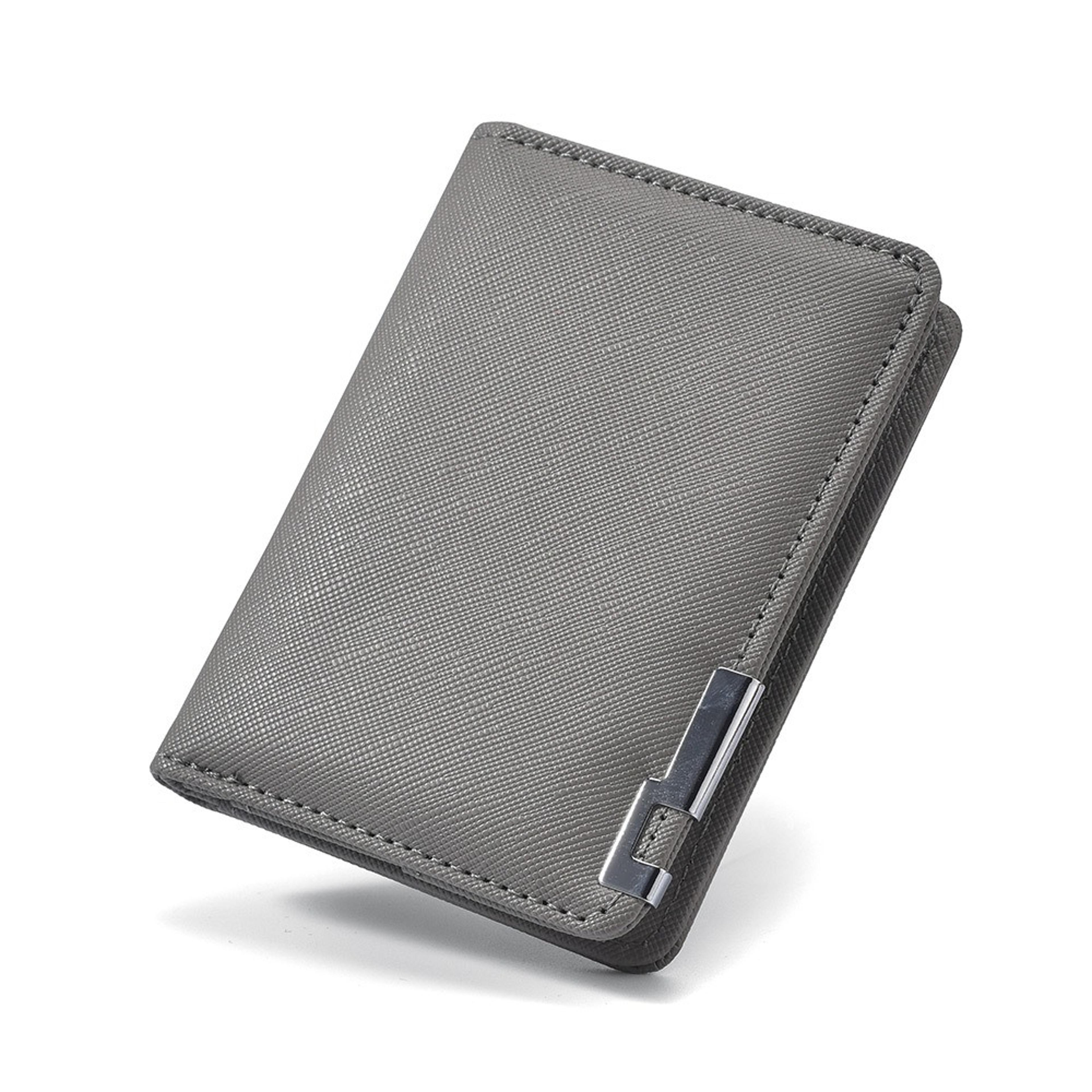 PU Leather Retro Mens Wallet Ultra Thin Coin Purse Multiple Pockets TwoFold Design For Men And Wome 8