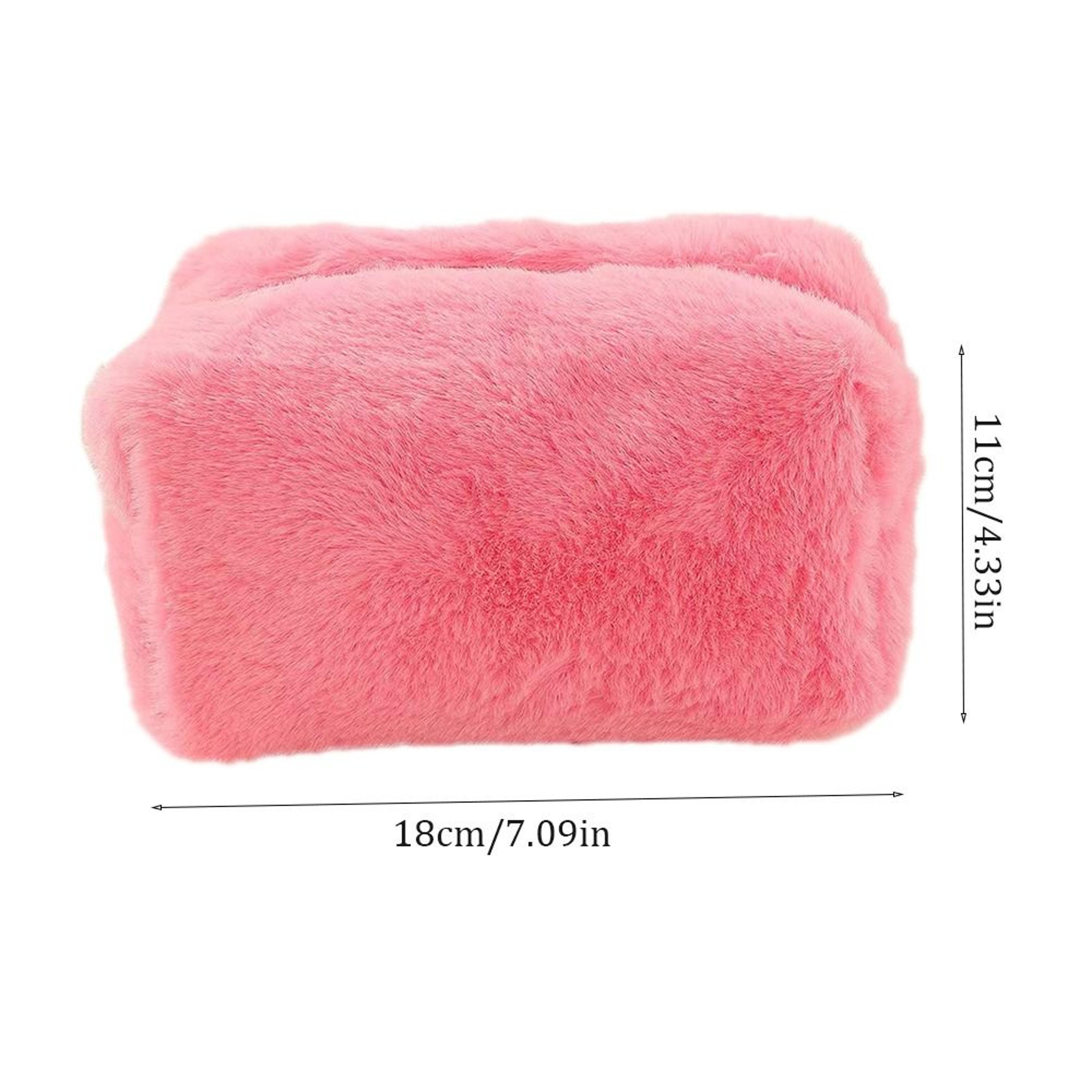 Fashion Leopard Print Makeup Bag High Quality Large Capacity Zipper Toiletry Bag Portable Plush Tra 11