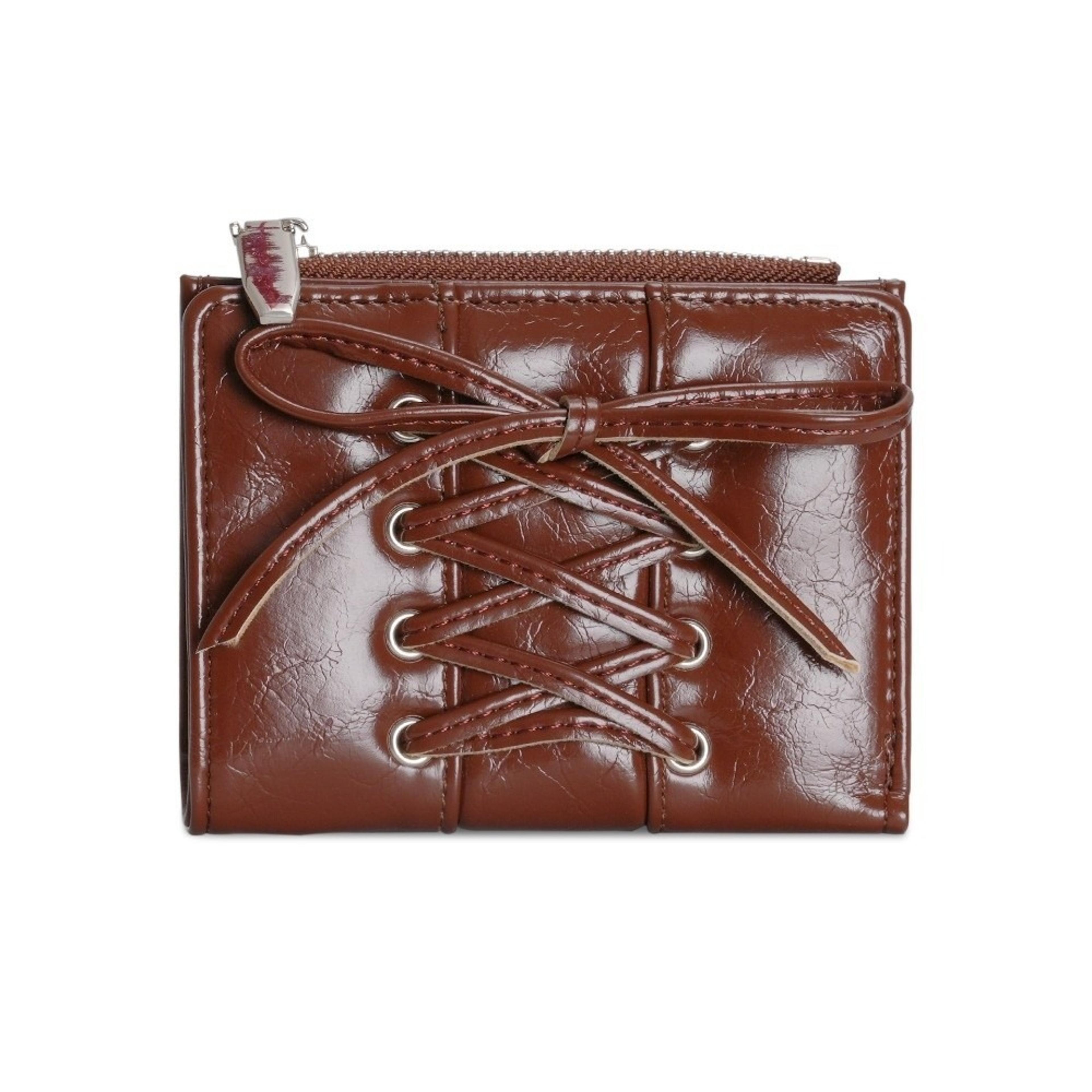 PU Leather Coin Pouch Casual Clutch Bag Girl Wallets Folding Card Holder 9