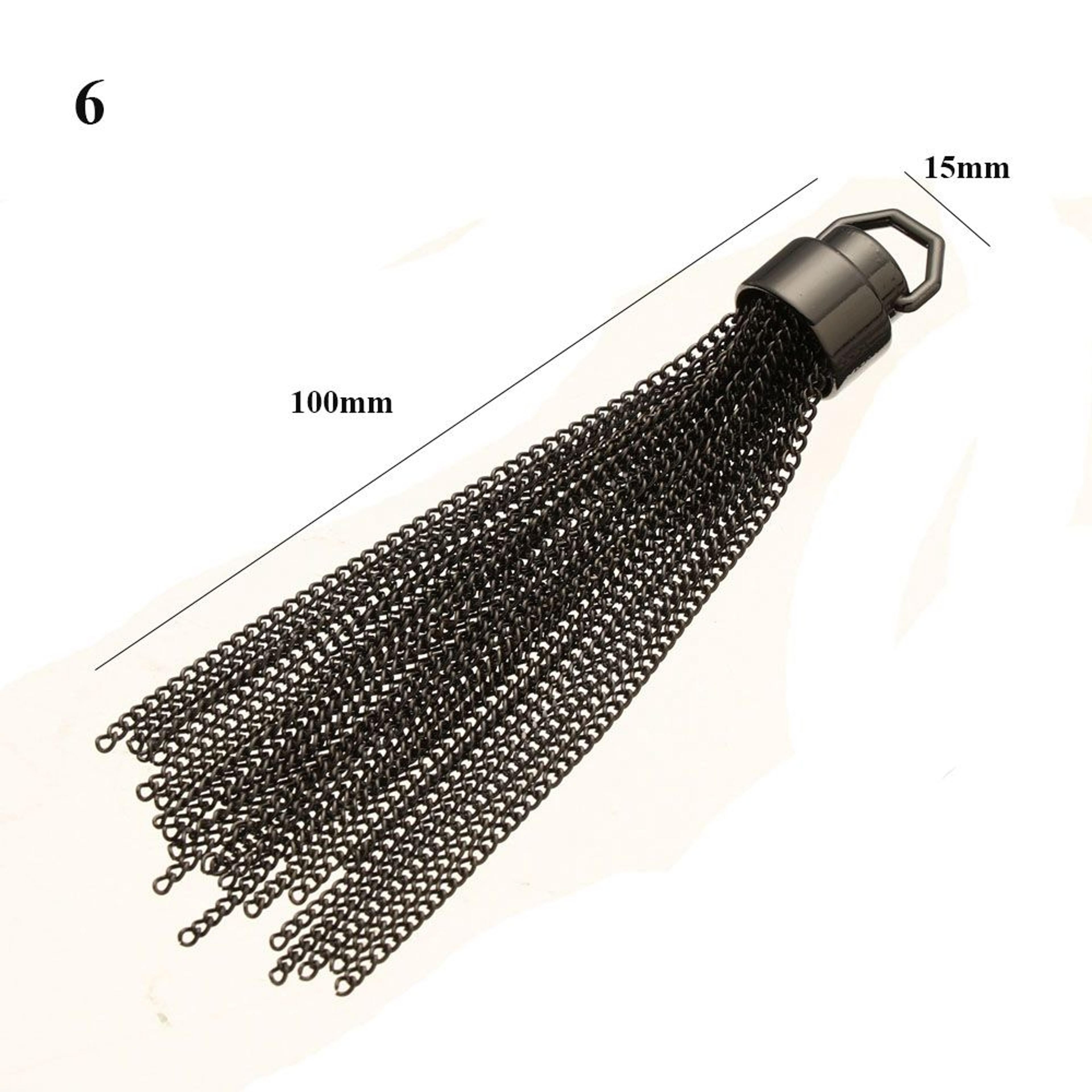 DIY Fashion Metal Decoration Buckle Tassel Pendant Keychain For Handbag Shoulder Bag Purse Hardware 10