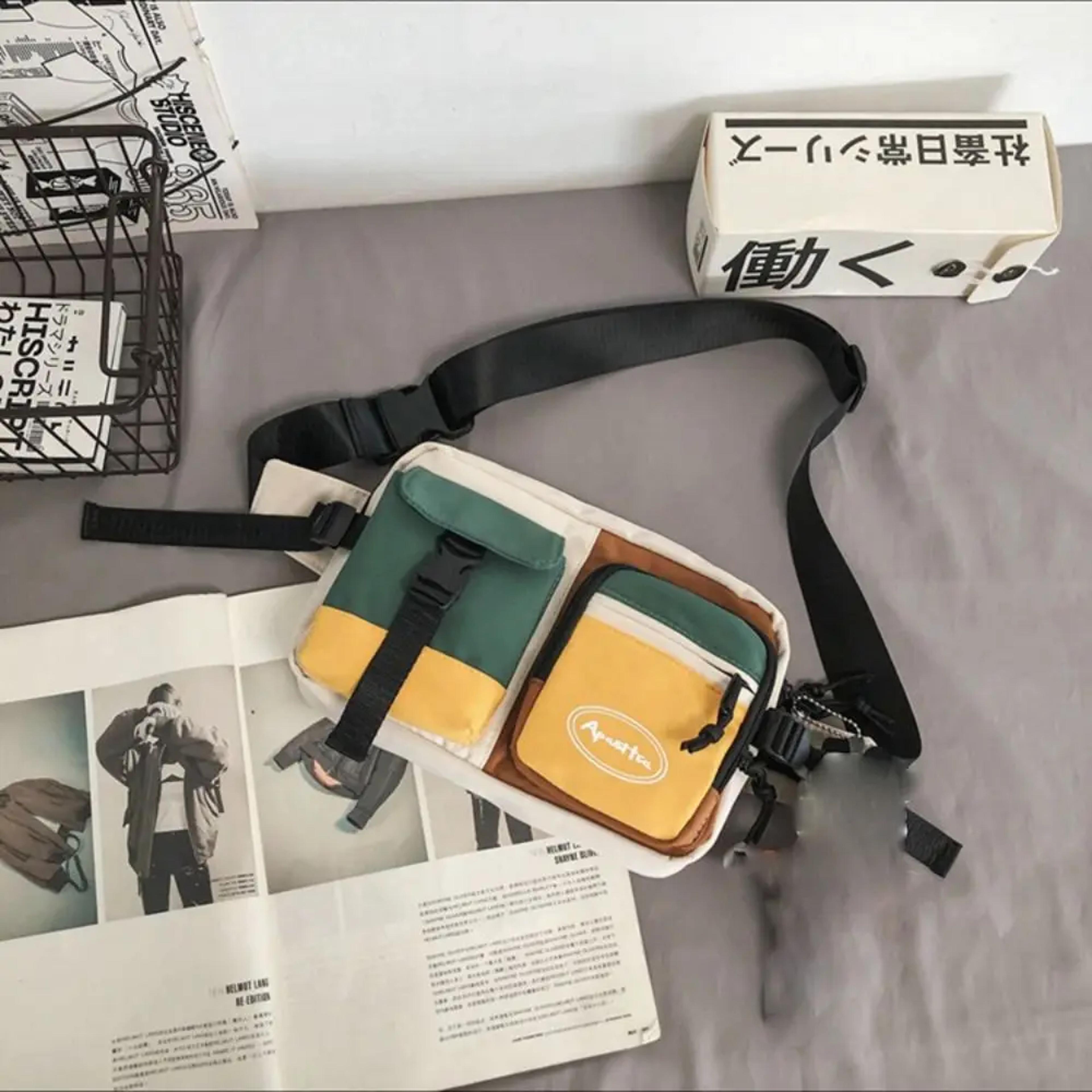 Nylon Men Chest Bag Multifunctional Large Capacity Chest Pack Casual Sling Bag For Sports 7