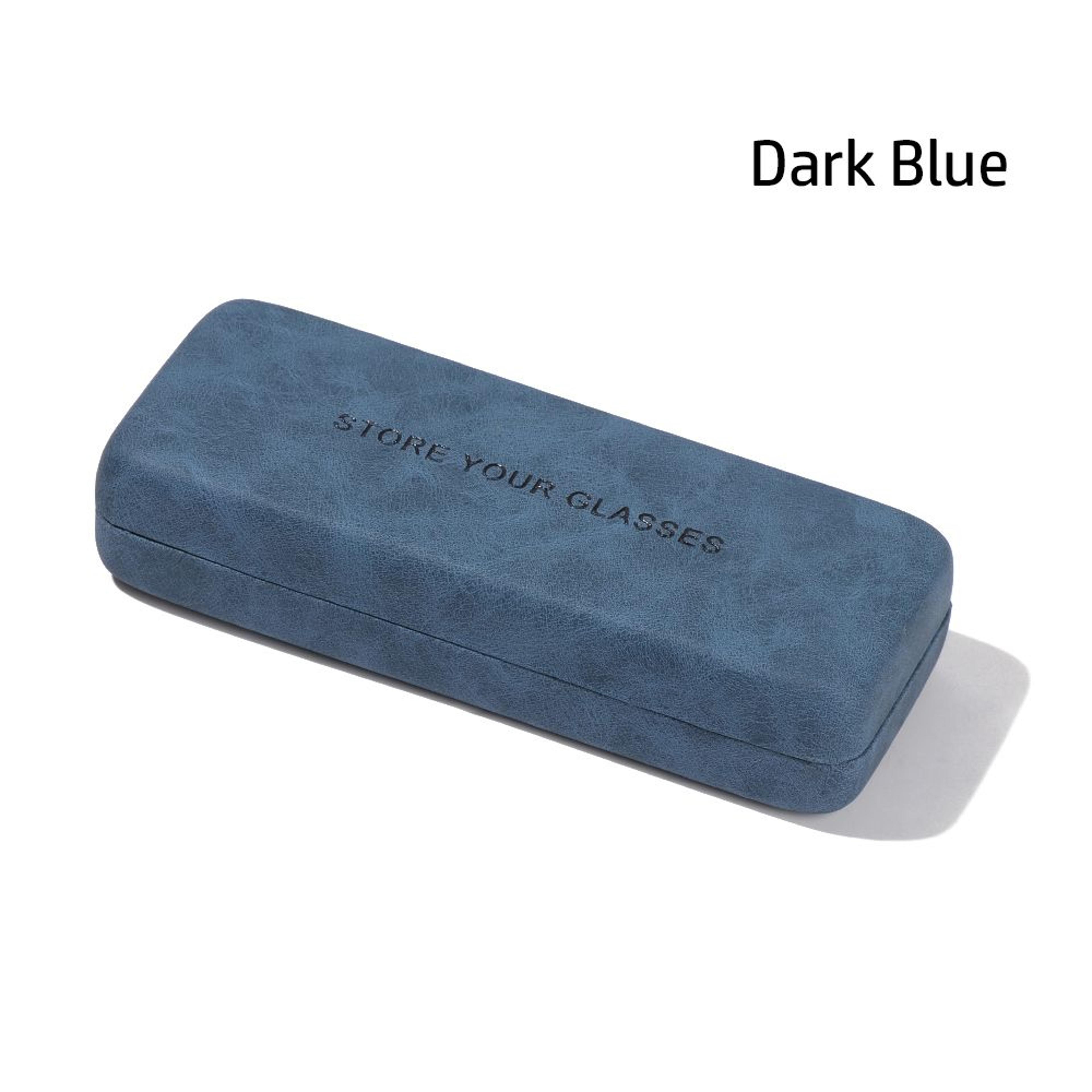 Portable Retro Steel Leather Glasses Case Waterproof Hard Eyeglass Case Spectacle Case For Men Wome 5