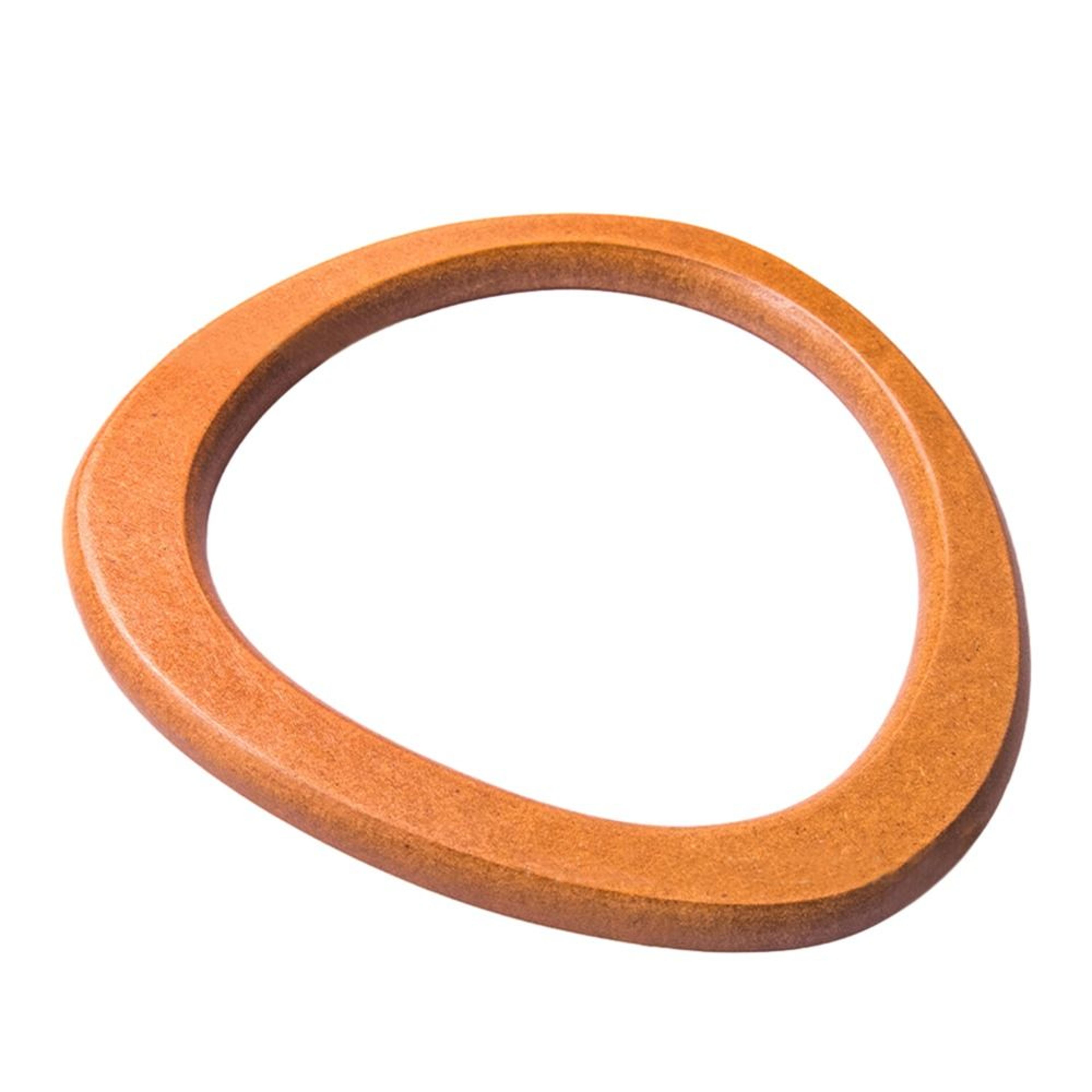 Dshaped Wooden Bag Handle Ring Handbag Handles Replacement DIY Purse Accessories 2