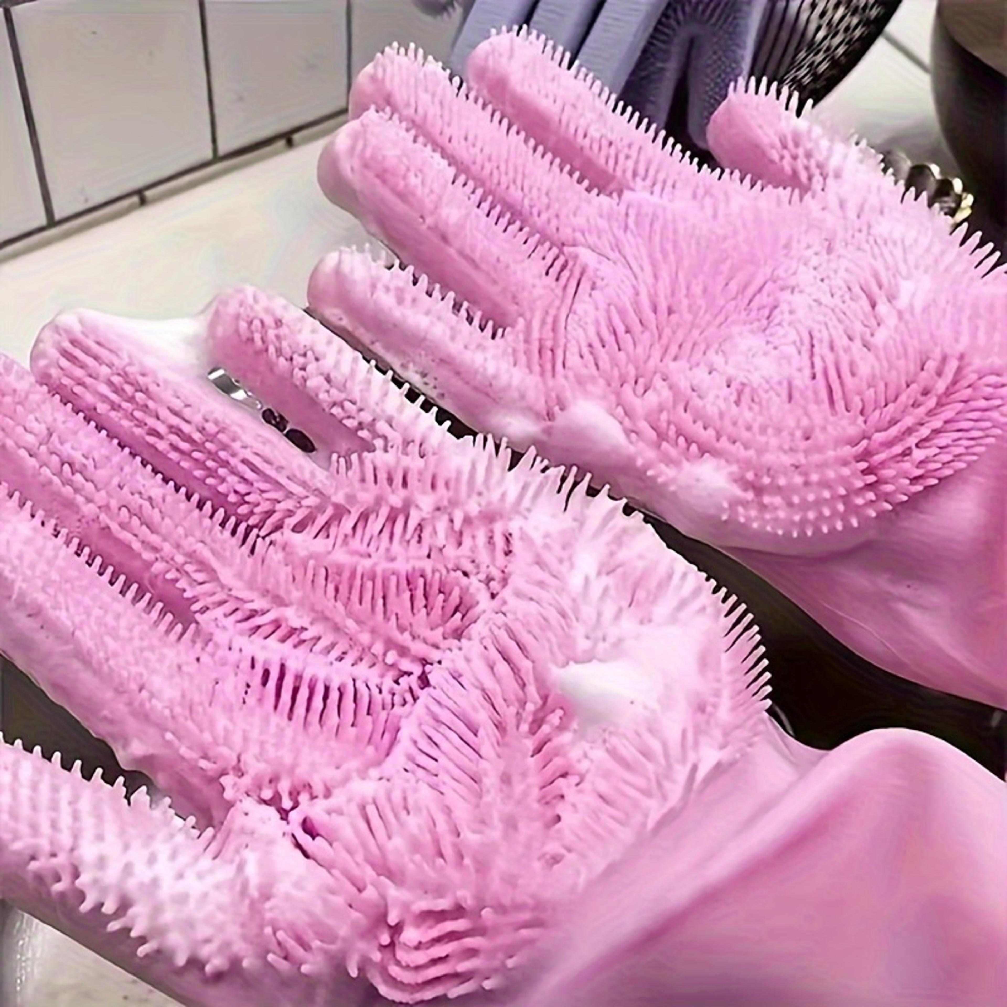 silicone dishwashing gloves, multifunctional household gloves, heat insulation magic gloves for kitchen cleaning