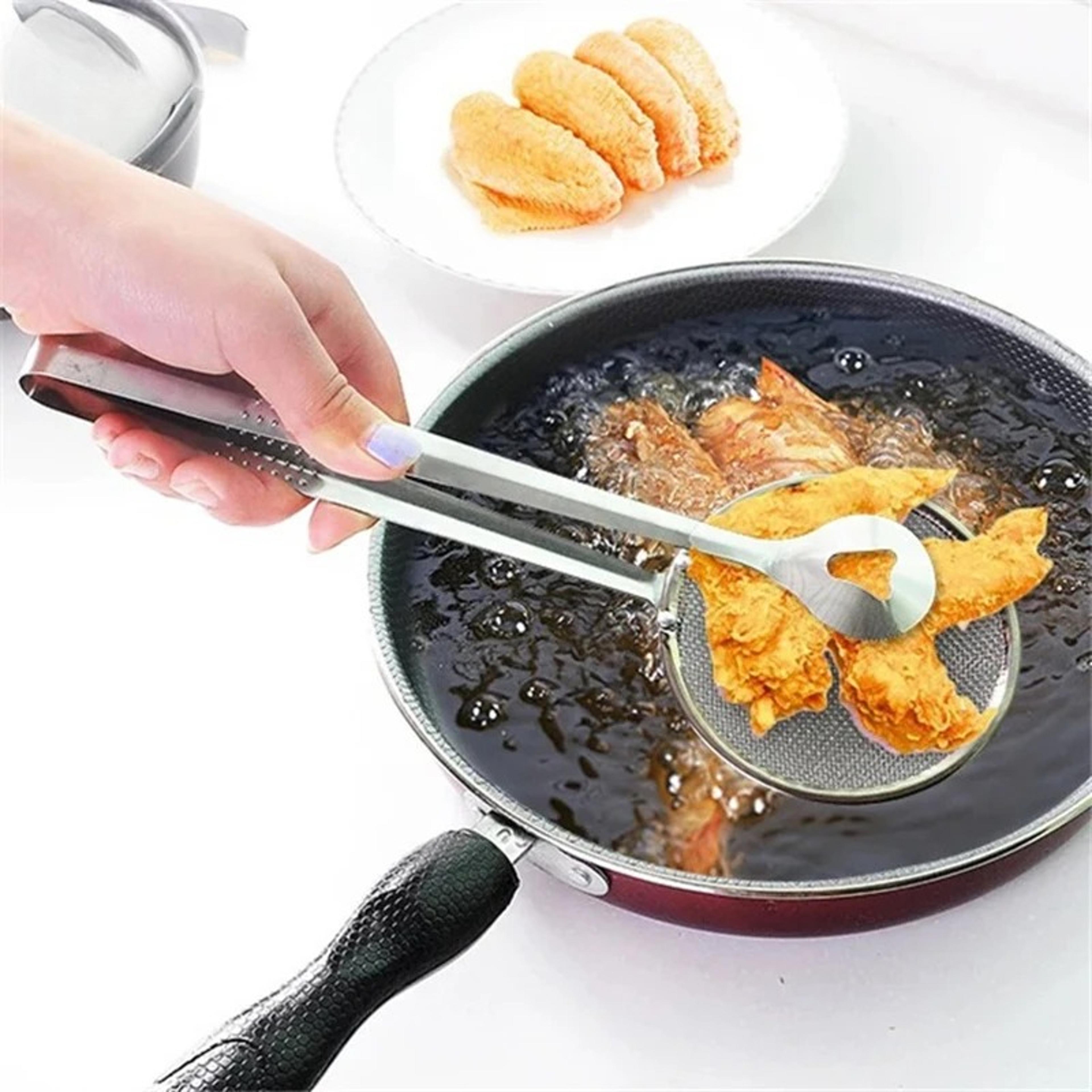 food strainer kitchen accessories, french fryer spoon, drain gadget, household tools
