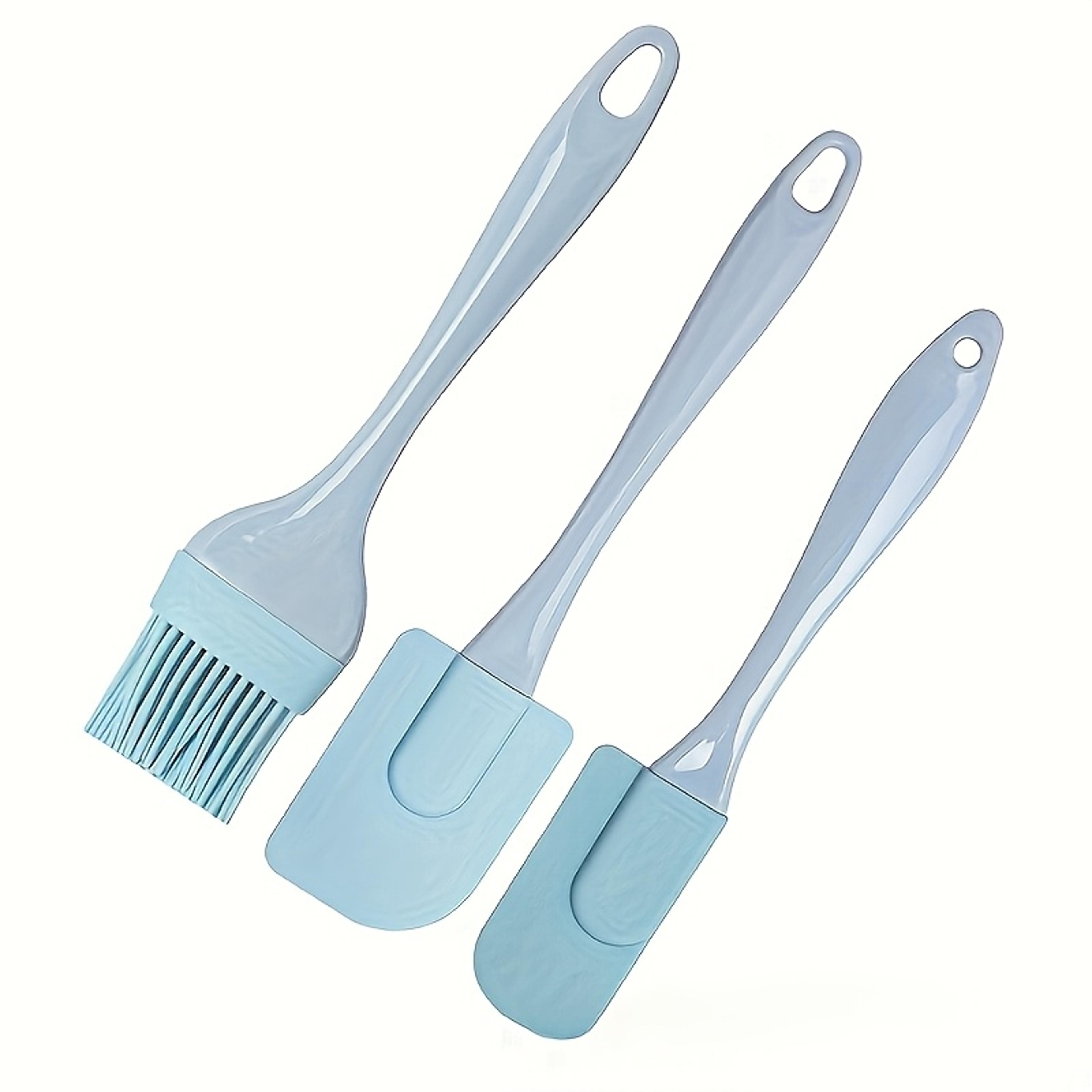 Cream Scraper Silicone Kitchen Tool AllInOne Spatula Bread Cake Butter Mixer Brush 1